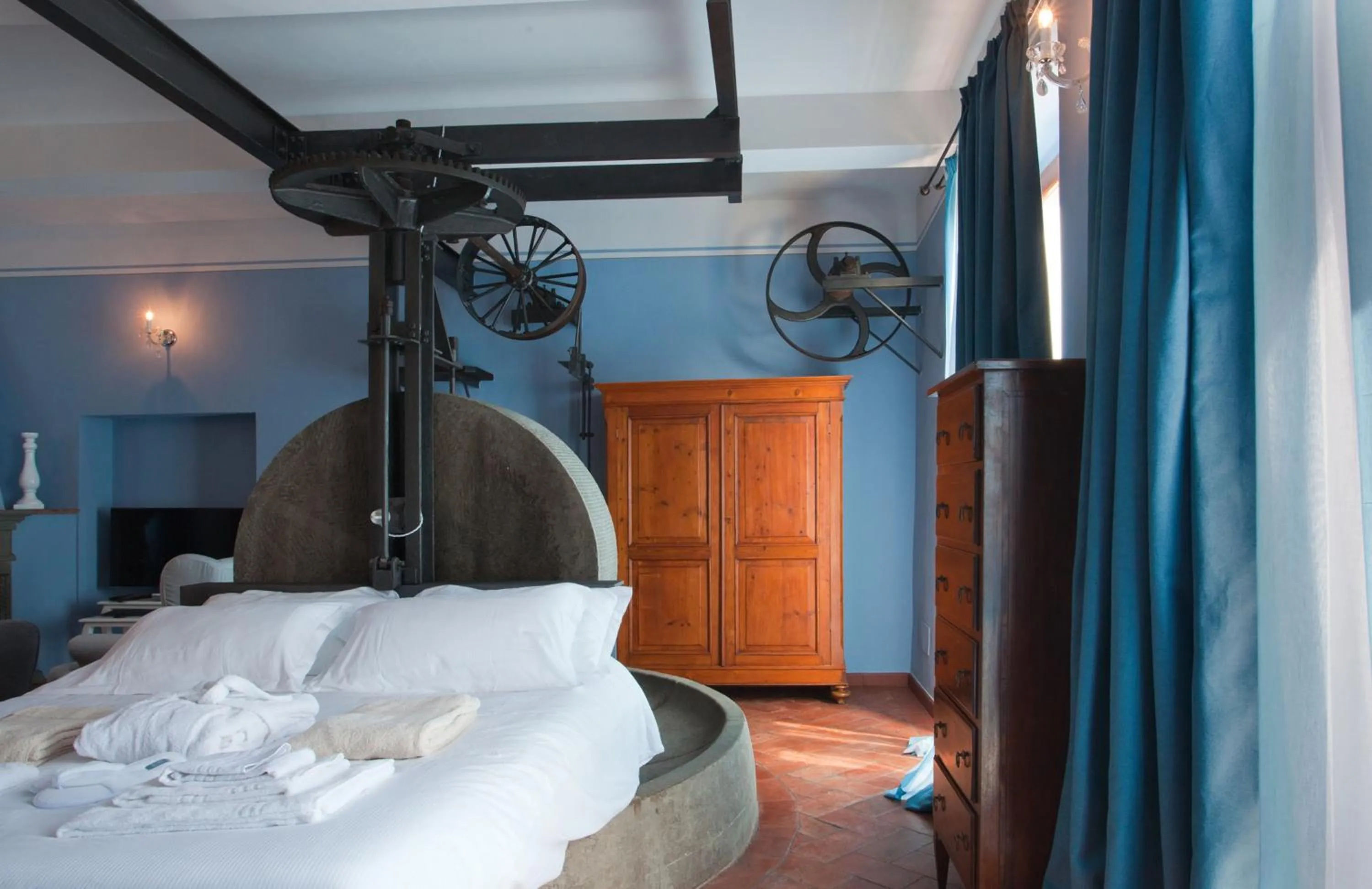 Bed in Relais Villa Belvedere
