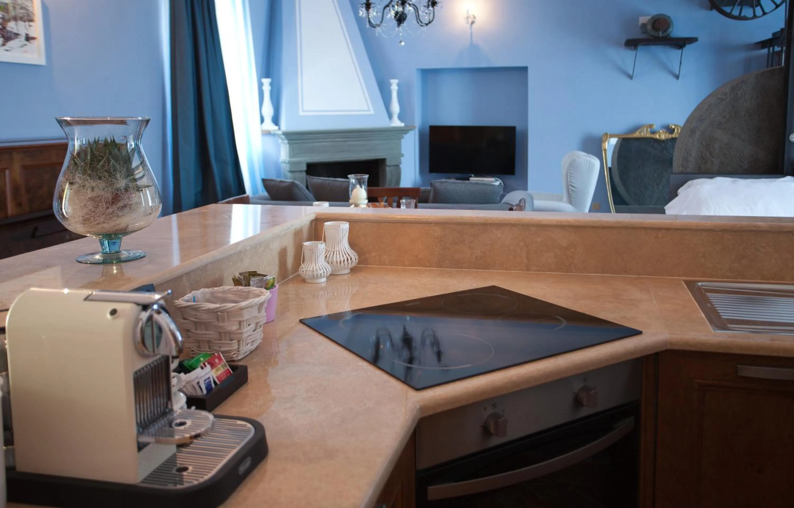 Kitchen or kitchenette in Relais Villa Belvedere