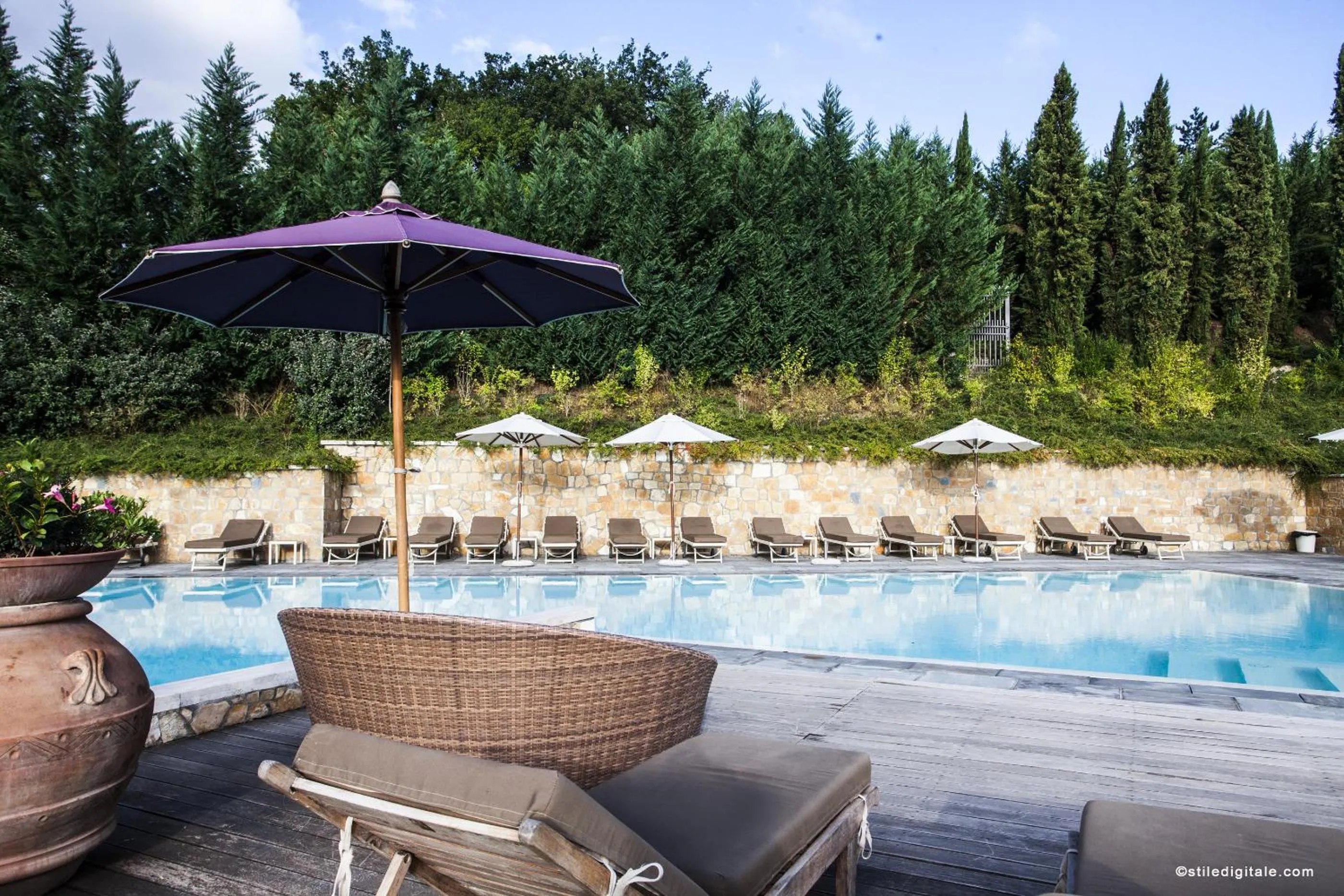 Swimming pool in Relais Villa Belvedere