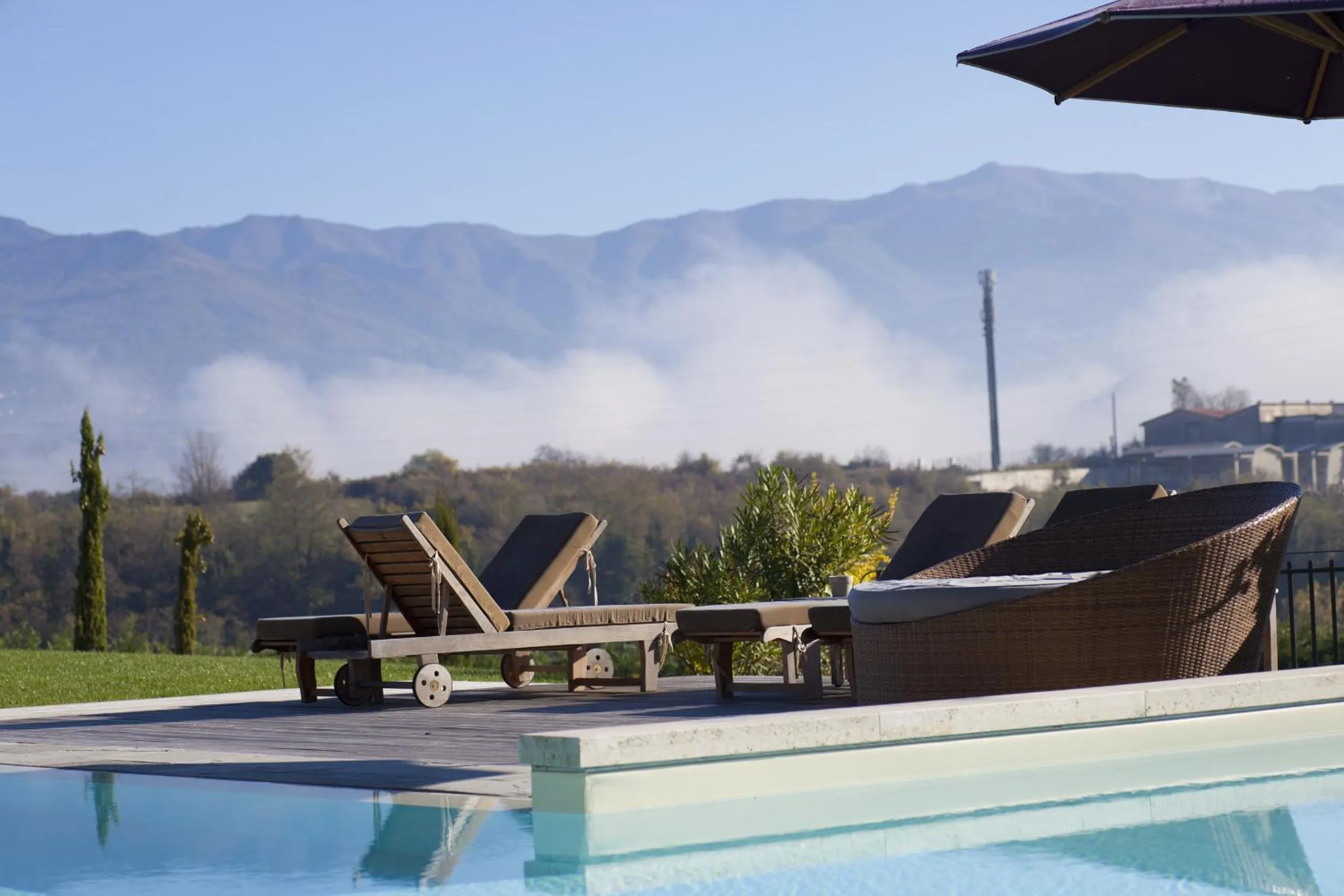 Swimming pool in Relais Villa Belvedere