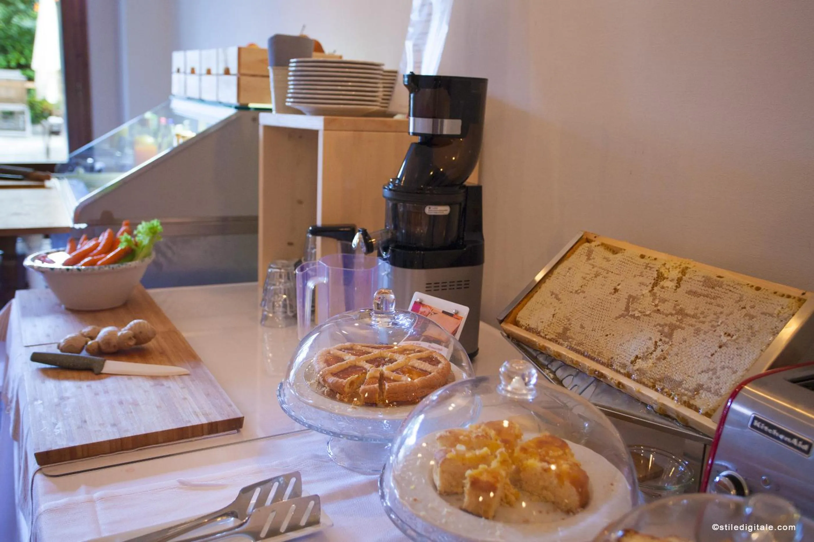 Buffet breakfast in Relais Villa Belvedere