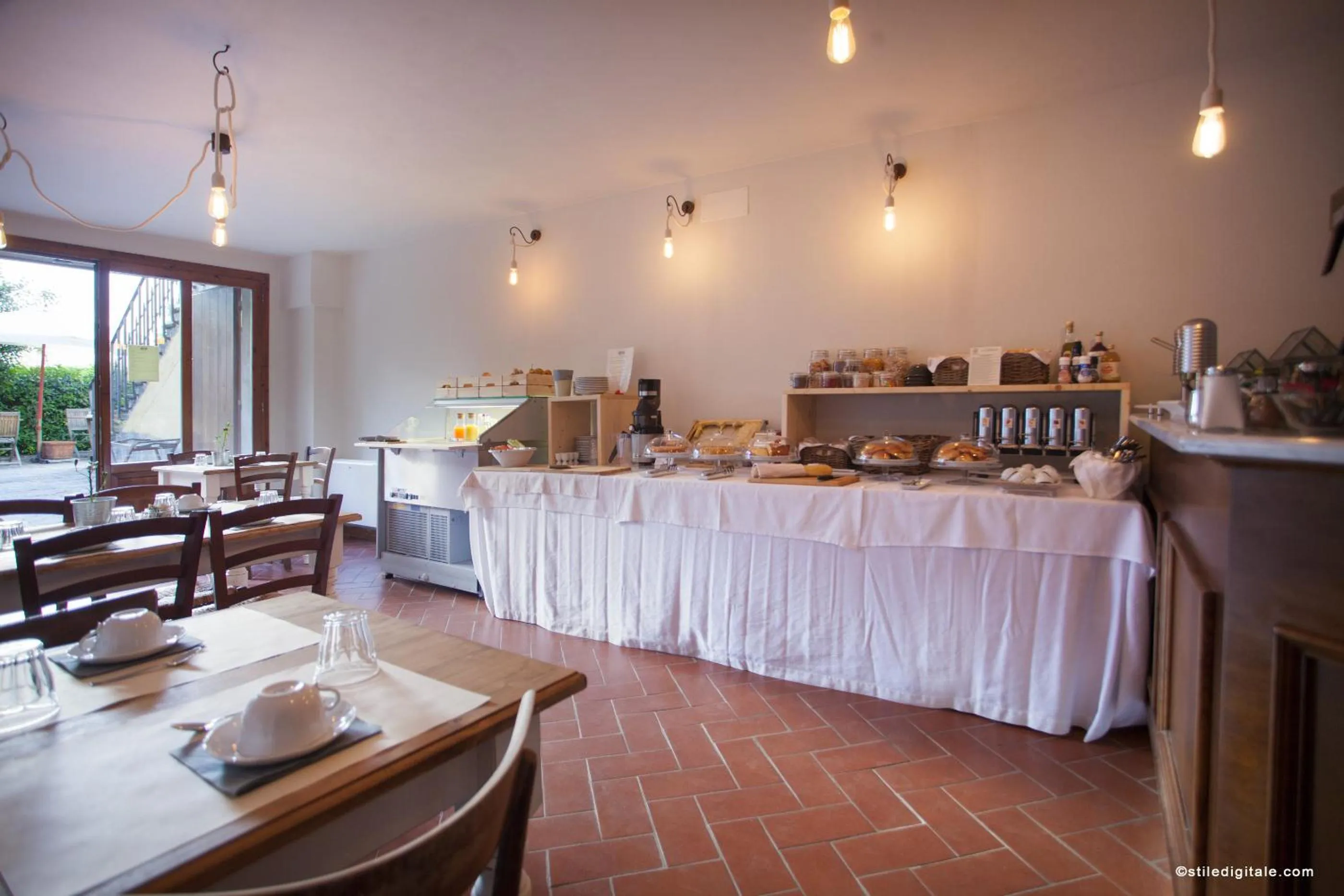 Buffet breakfast in Relais Villa Belvedere