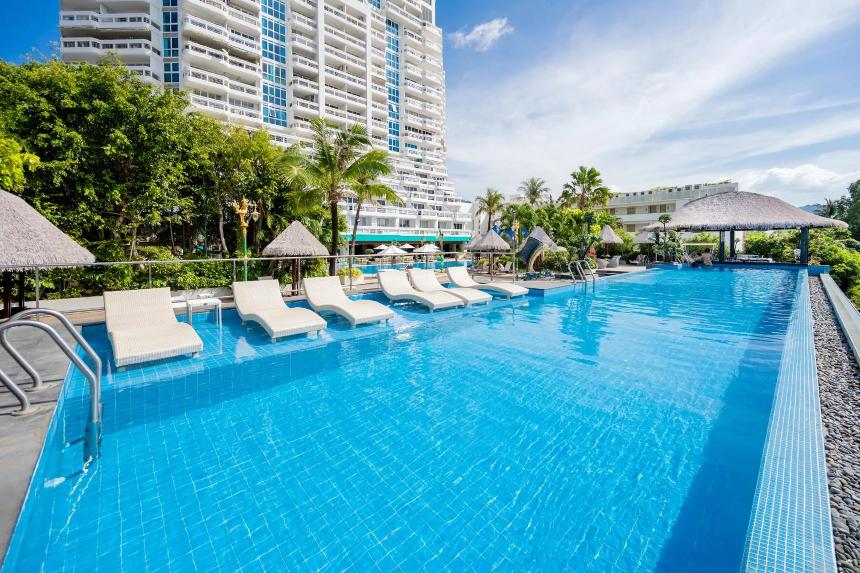Pool view in Andaman Beach Suites Hotel, Patong Phuket