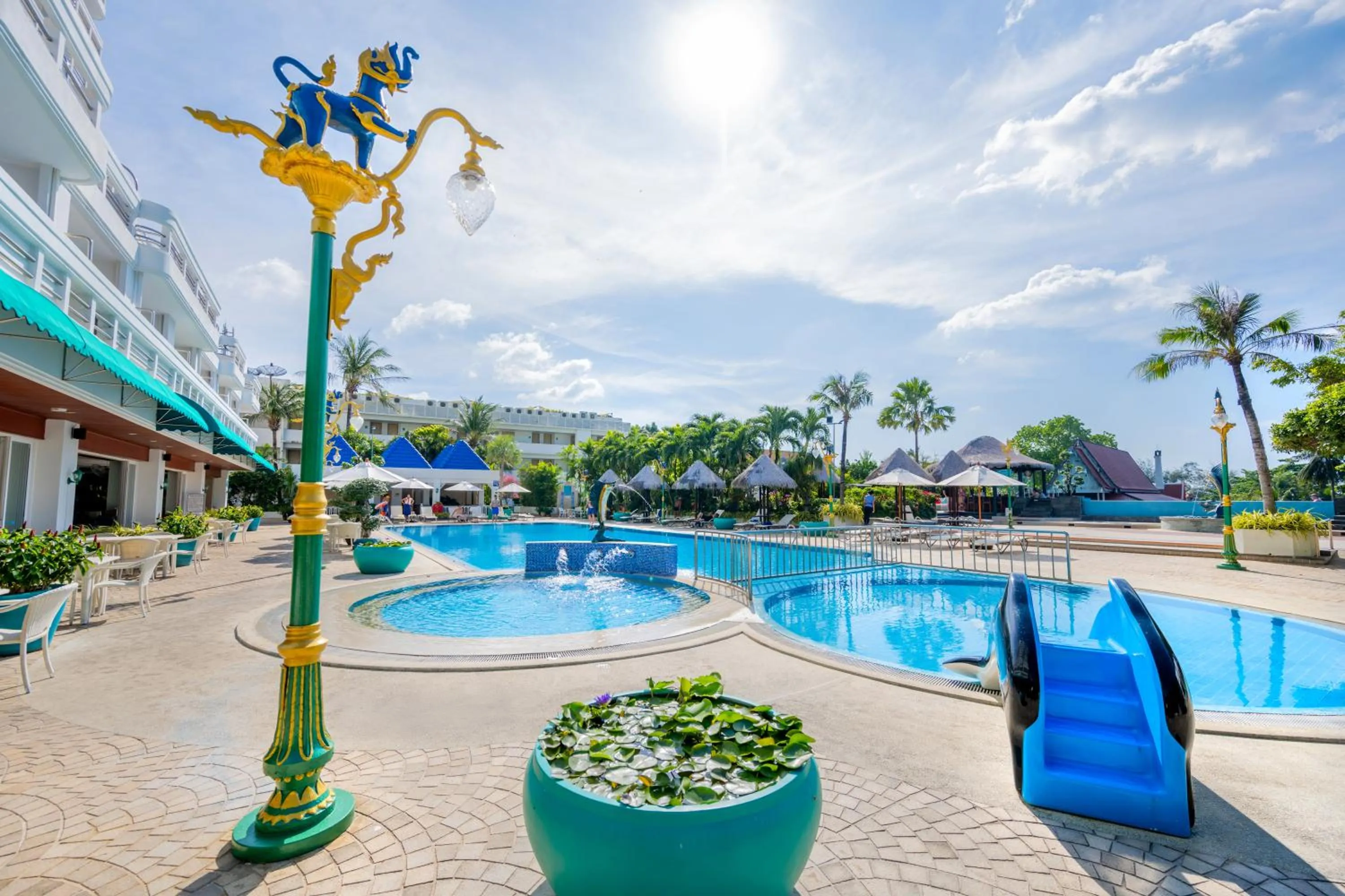 Swimming pool in Andaman Beach Suites Hotel, Patong Phuket