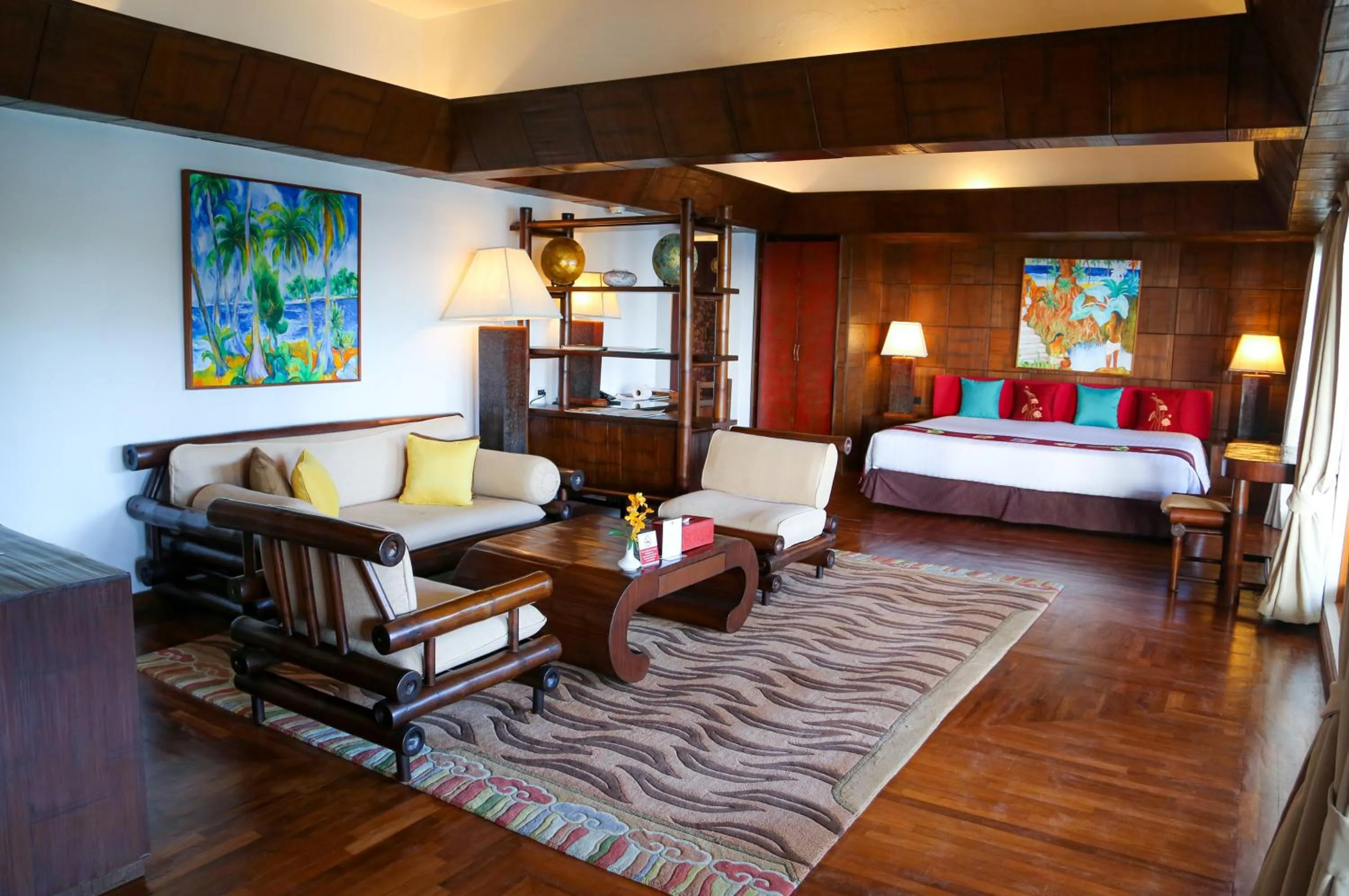 Seating area, Bed in Mom Tri's Villa Royale - SHA Plus
