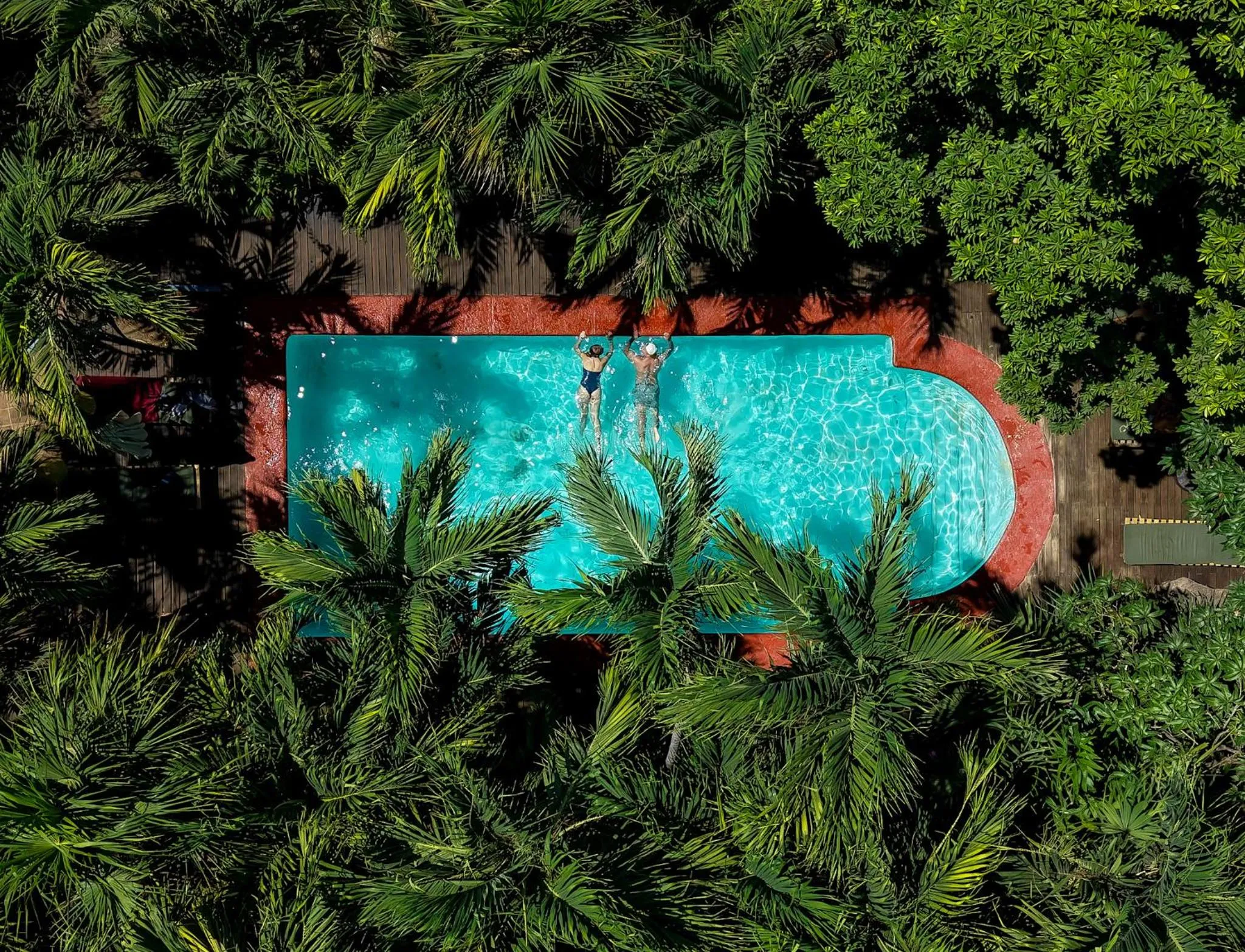 Swimming pool in Nílu Puerto Escondido by Selina