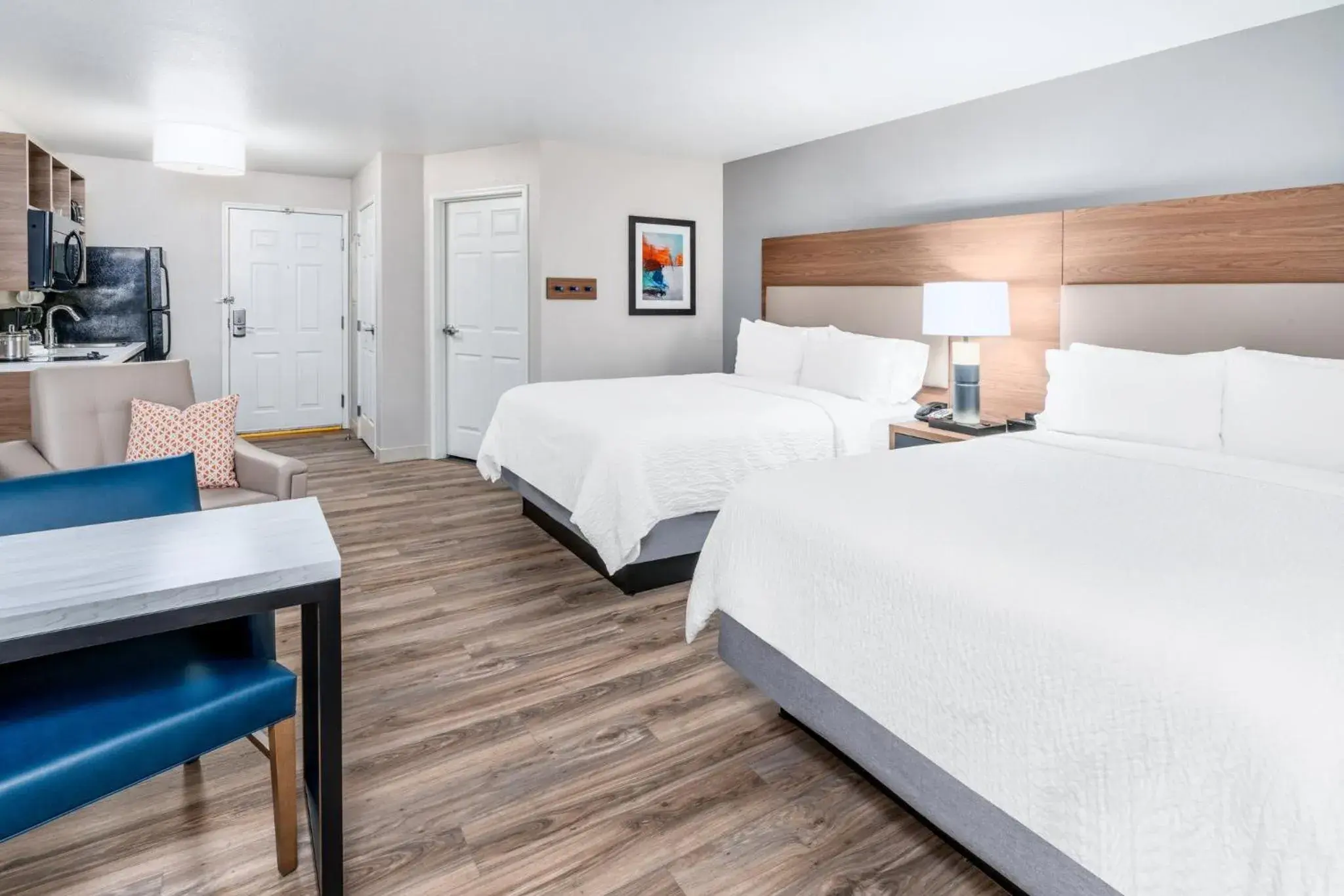 Studio Suite with Two Queen Beds in Candlewood Suites Denver Northeast - Brighton, an IHG Hotel Studio Suite with Two Queen Beds in Candlewood Suites Denver Northeast - Brighton, an IHG Hotel