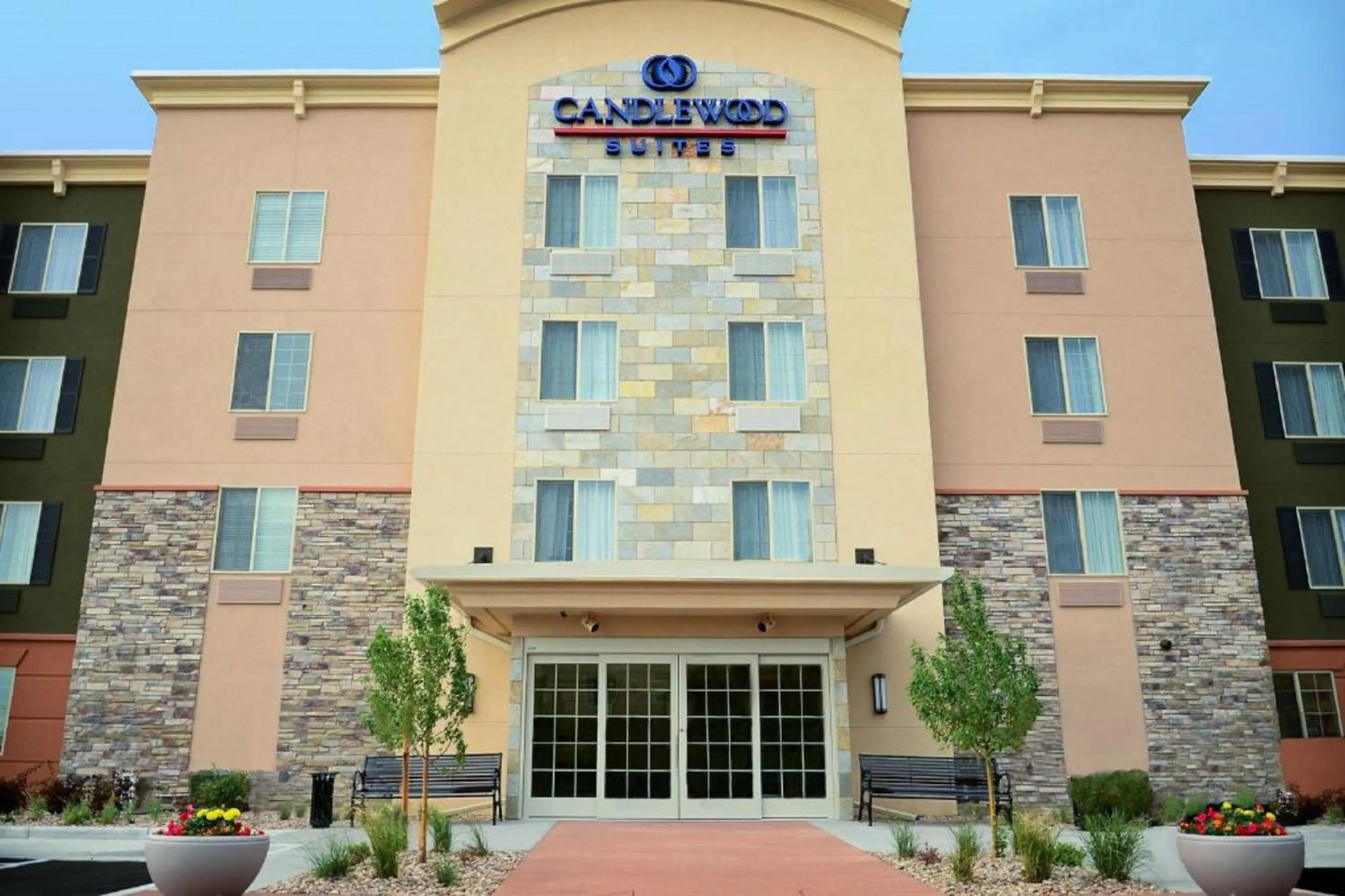 Property building in Candlewood Suites Denver Northeast - Brighton, an IHG Hotel