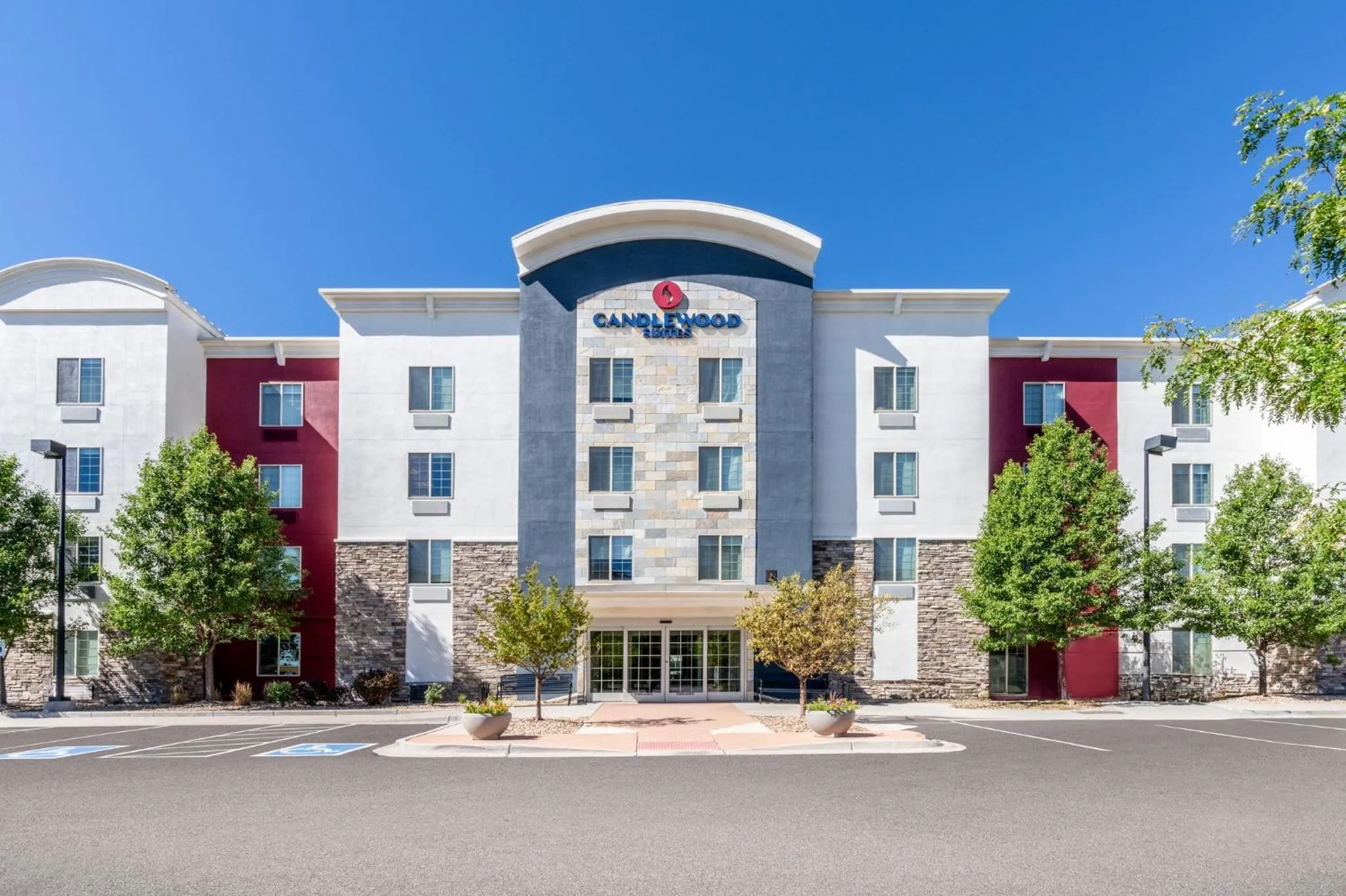 Property building in Candlewood Suites Denver Northeast - Brighton, an IHG Hotel