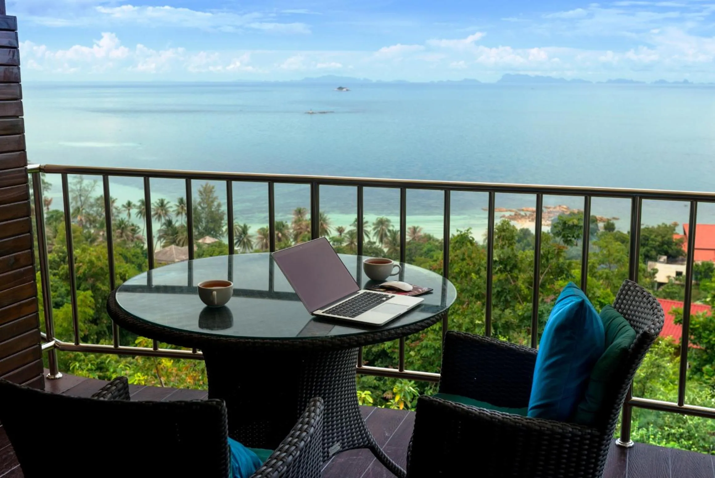 Balcony/Terrace in Sunset Hill Boutique Resort Koh Phangan