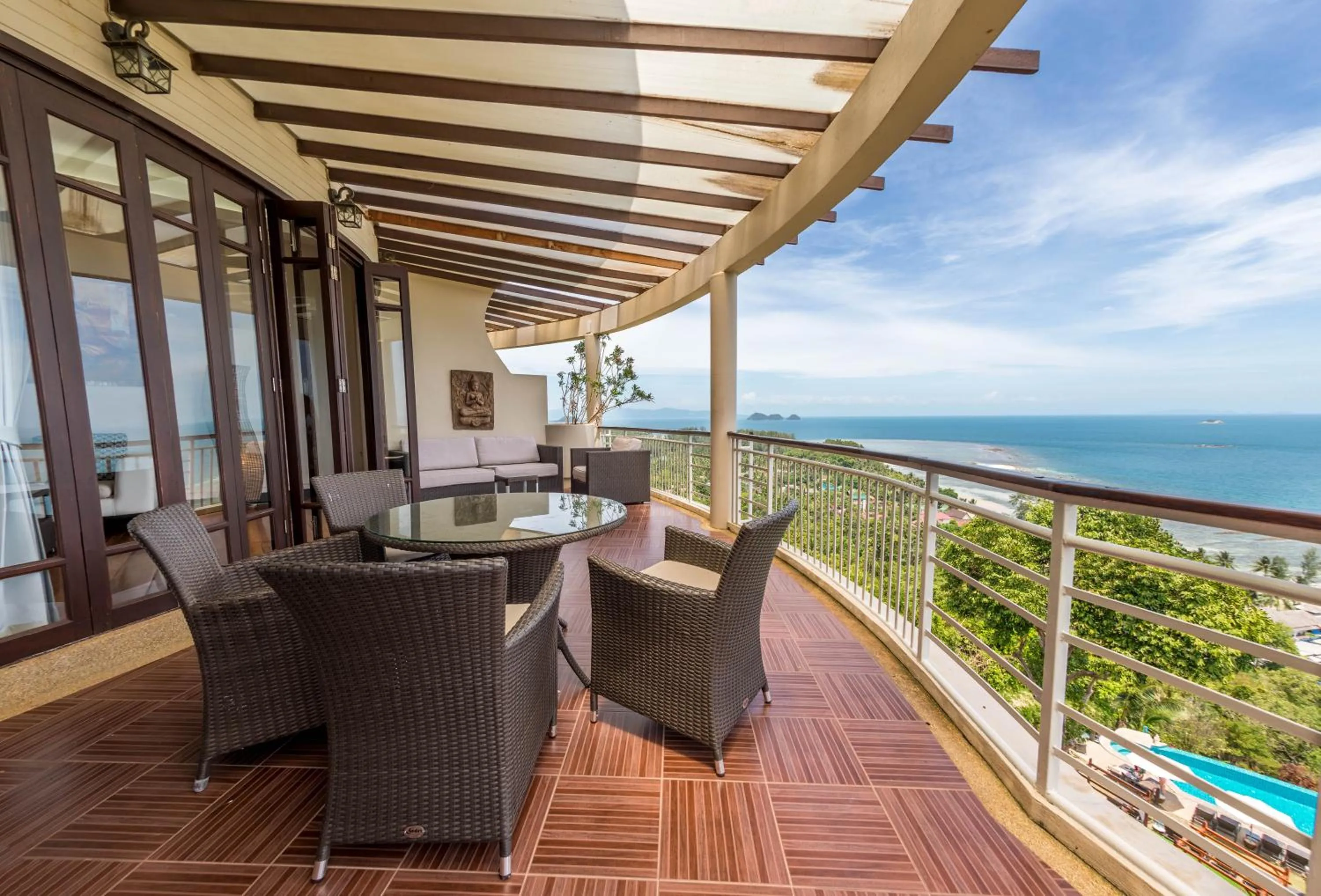 Balcony/Terrace in Sunset Hill Boutique Resort Koh Phangan