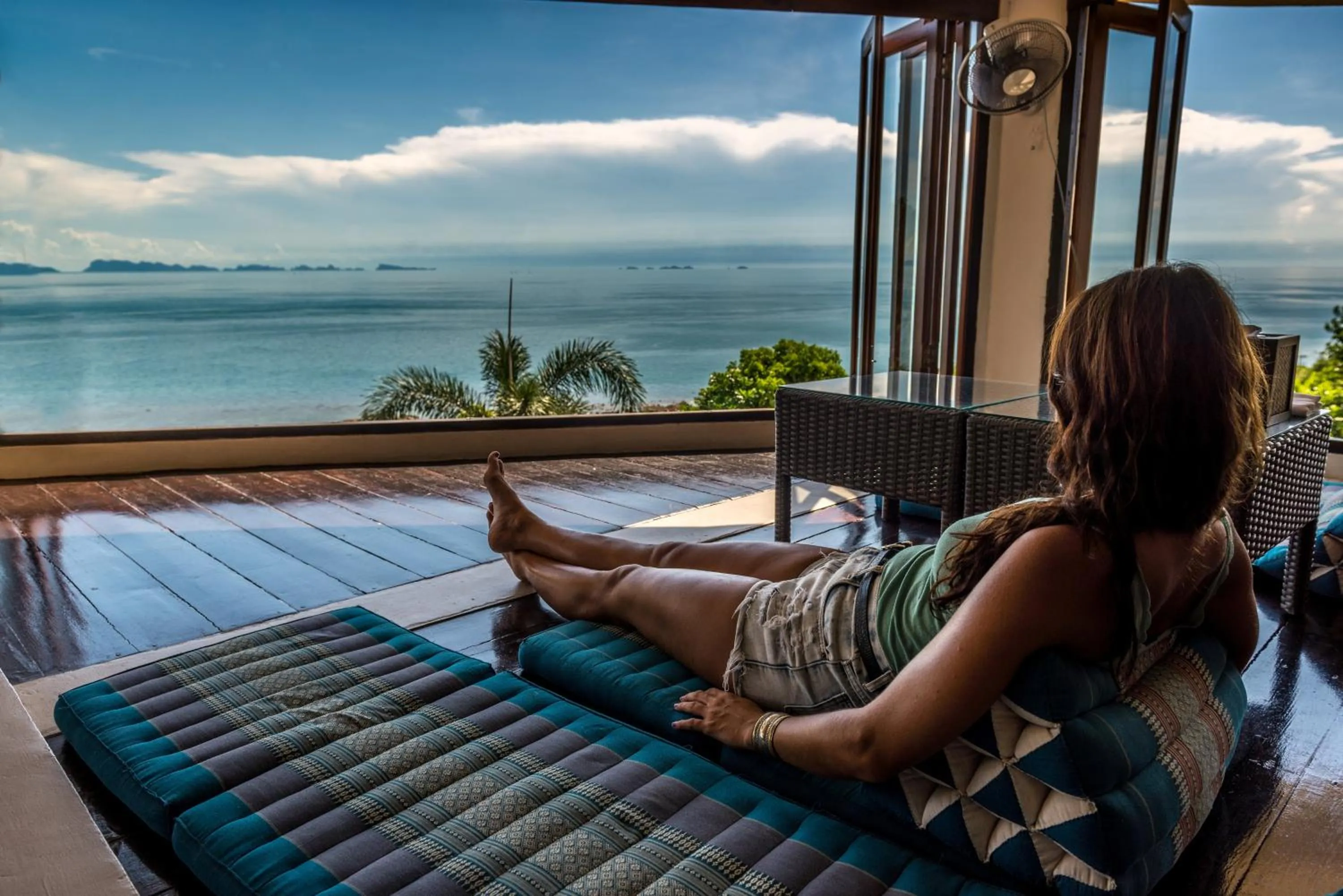 People in Sunset Hill Boutique Resort Koh Phangan