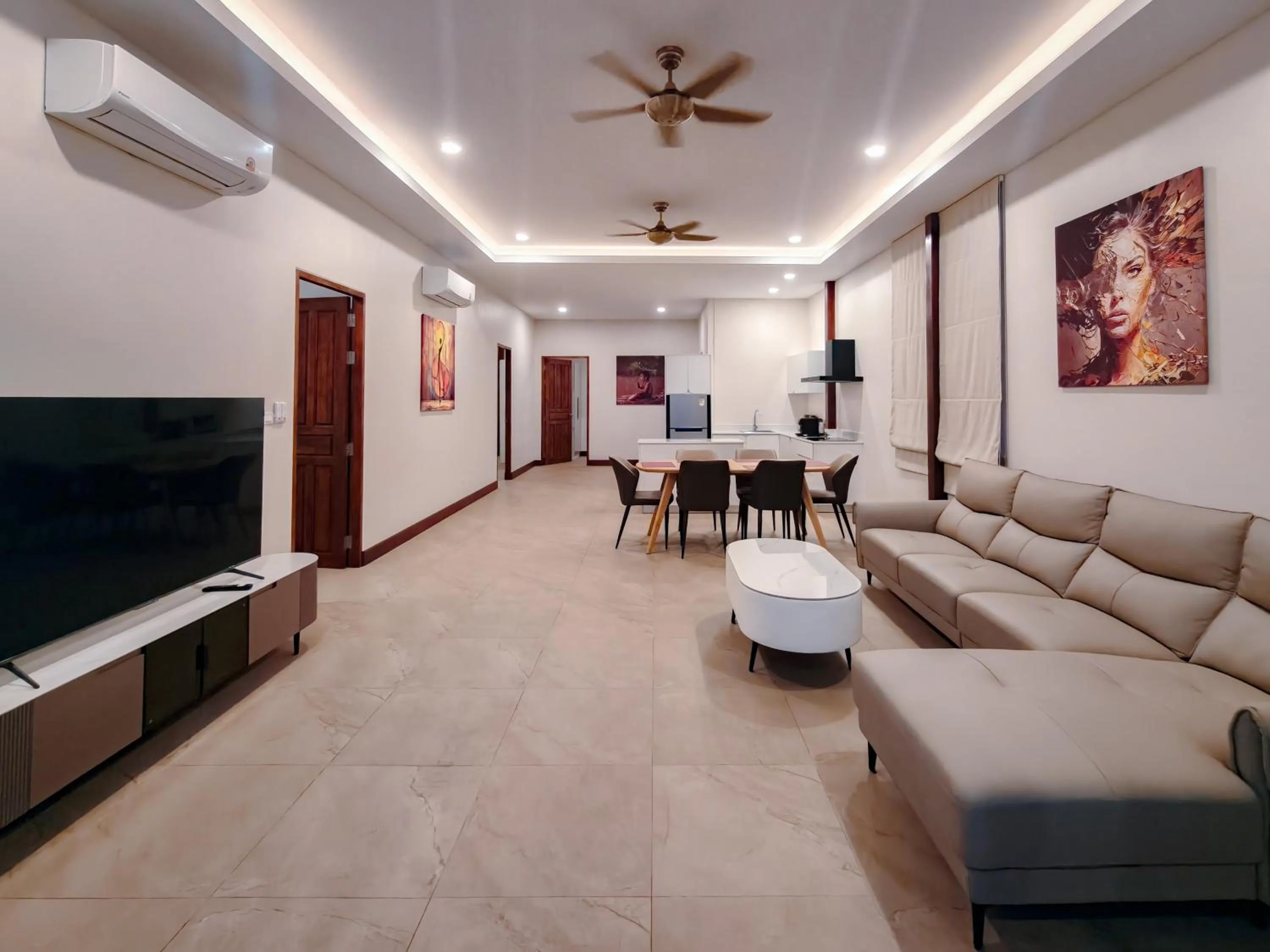 Living room in Sunset Hill Boutique Resort Koh Phangan