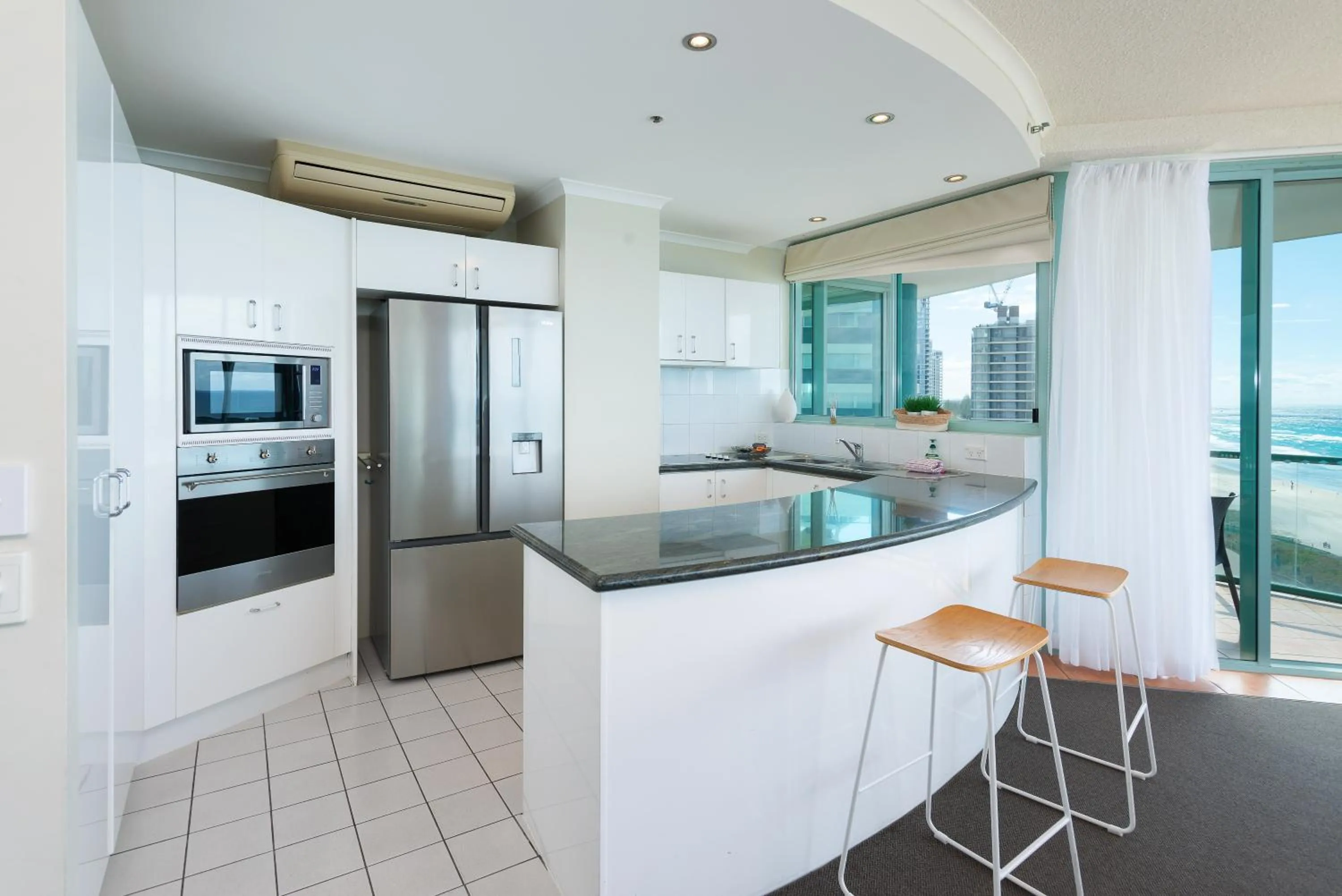 kitchen in The Waterford on Main Beach