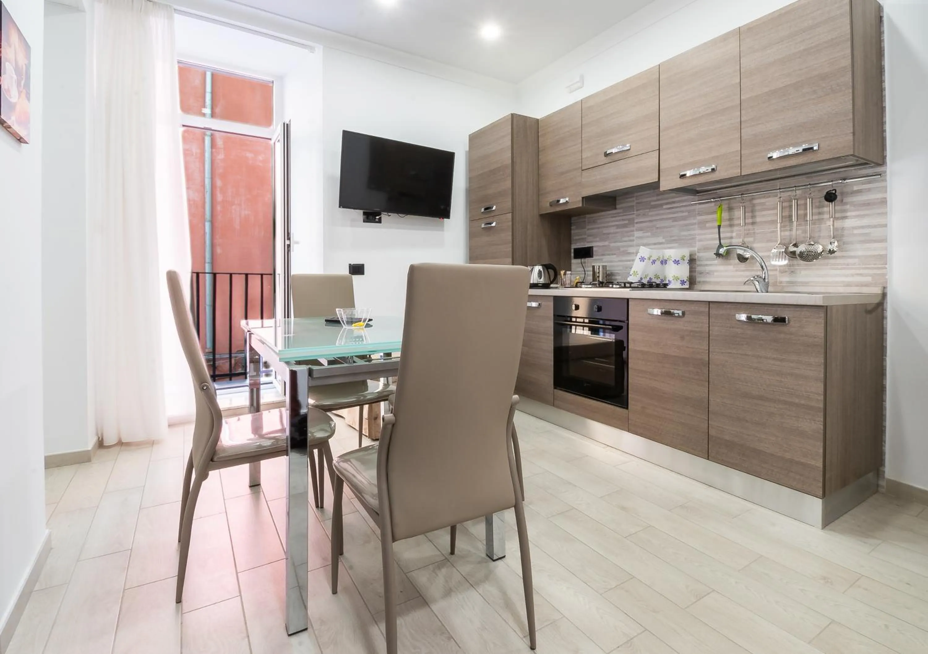 Kitchen or kitchenette in Palazzo Settembrini 49