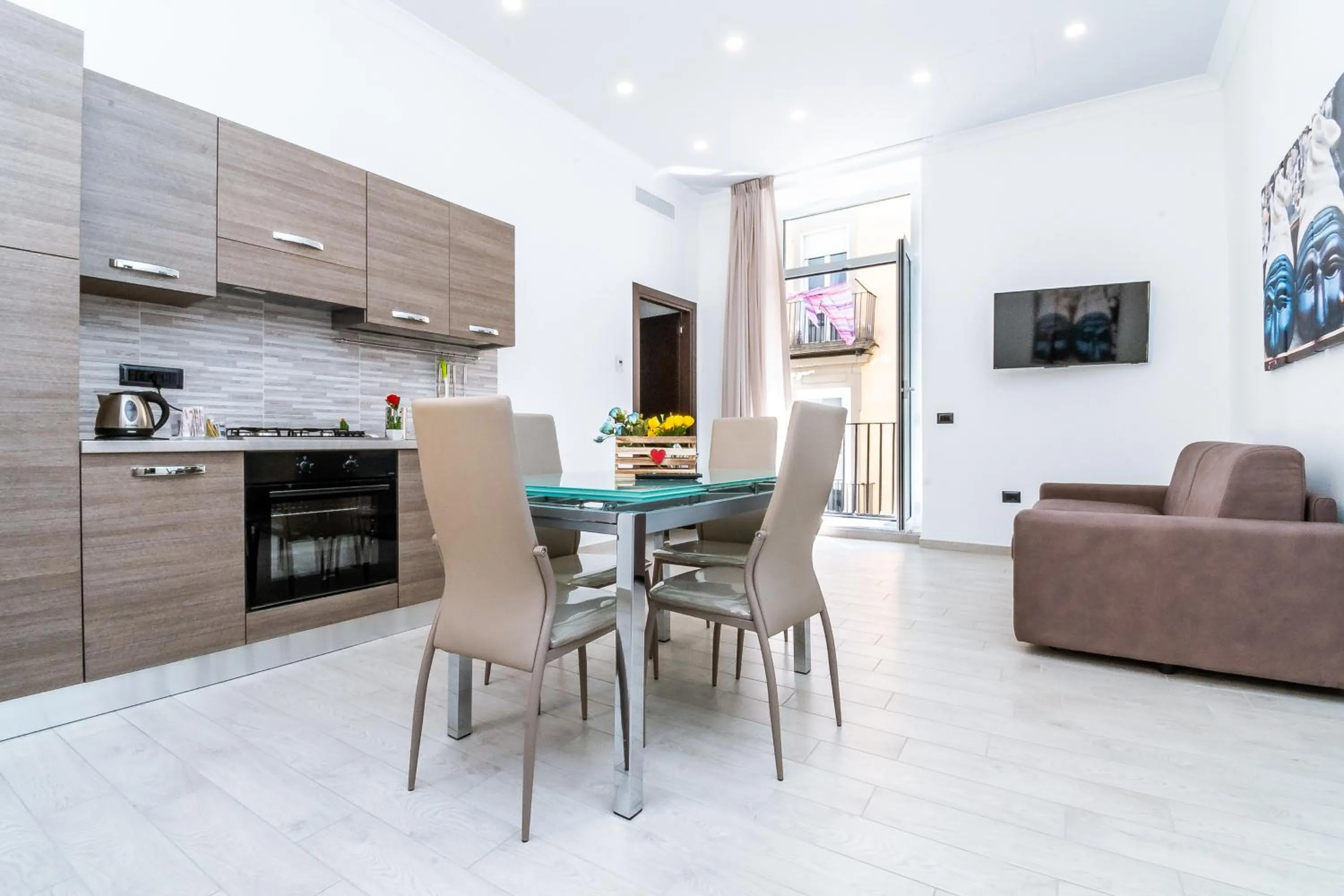 Kitchen or kitchenette in Palazzo Settembrini 49