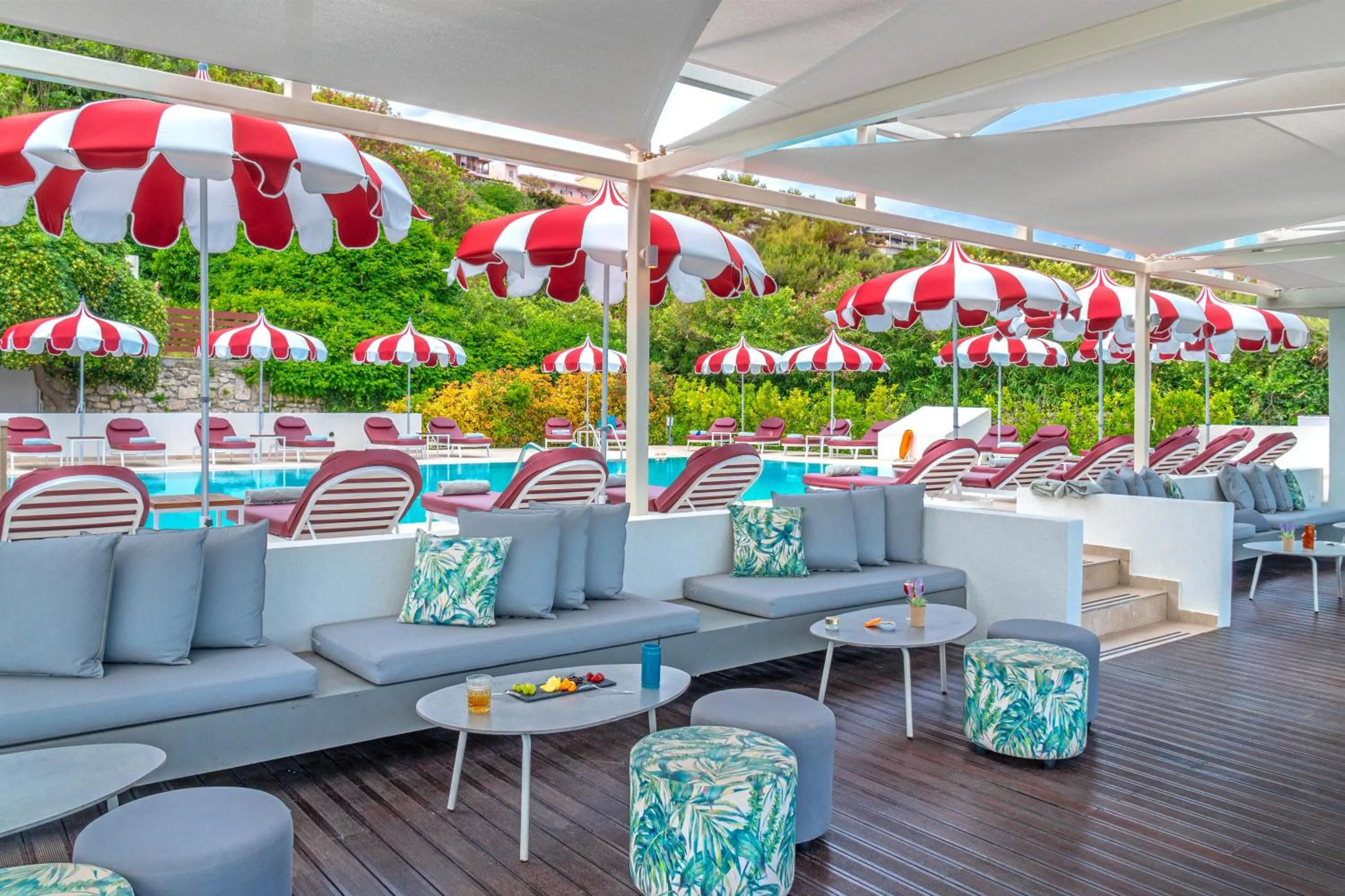 Lounge or bar in Ammon Zeus Luxury Beach Hotel