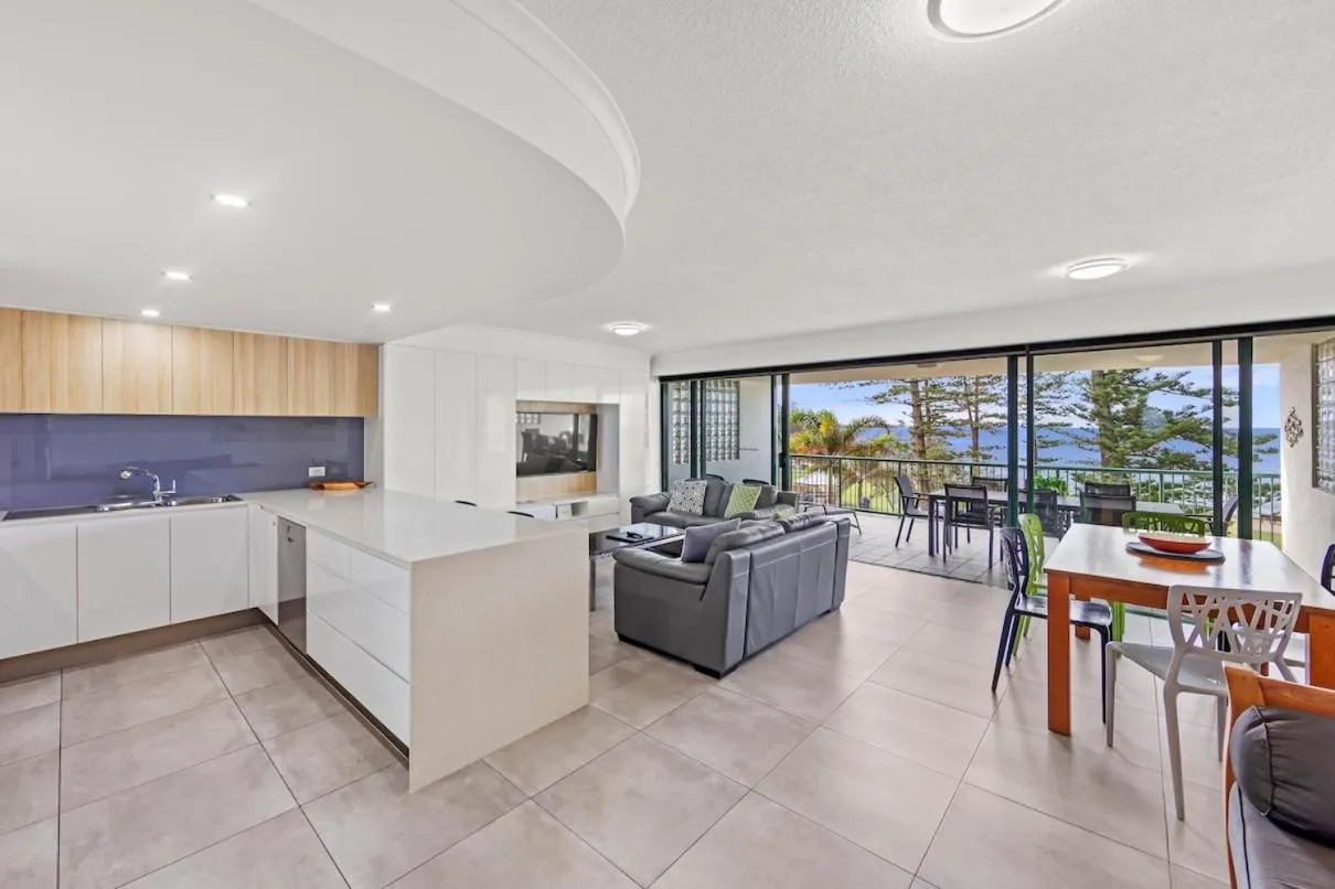 Living room in The Norfolks on Moffat Beach