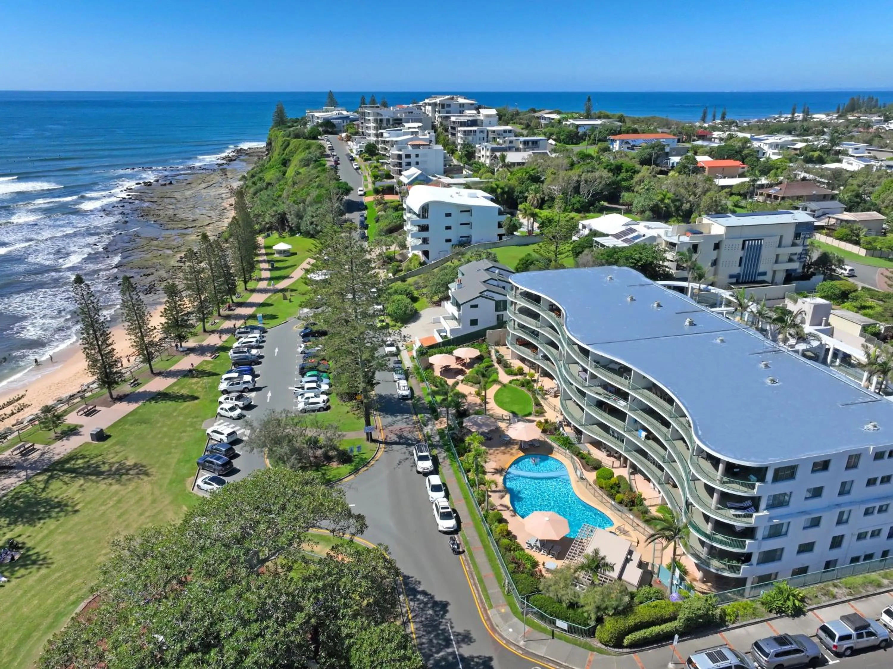Property building in The Norfolks on Moffat Beach