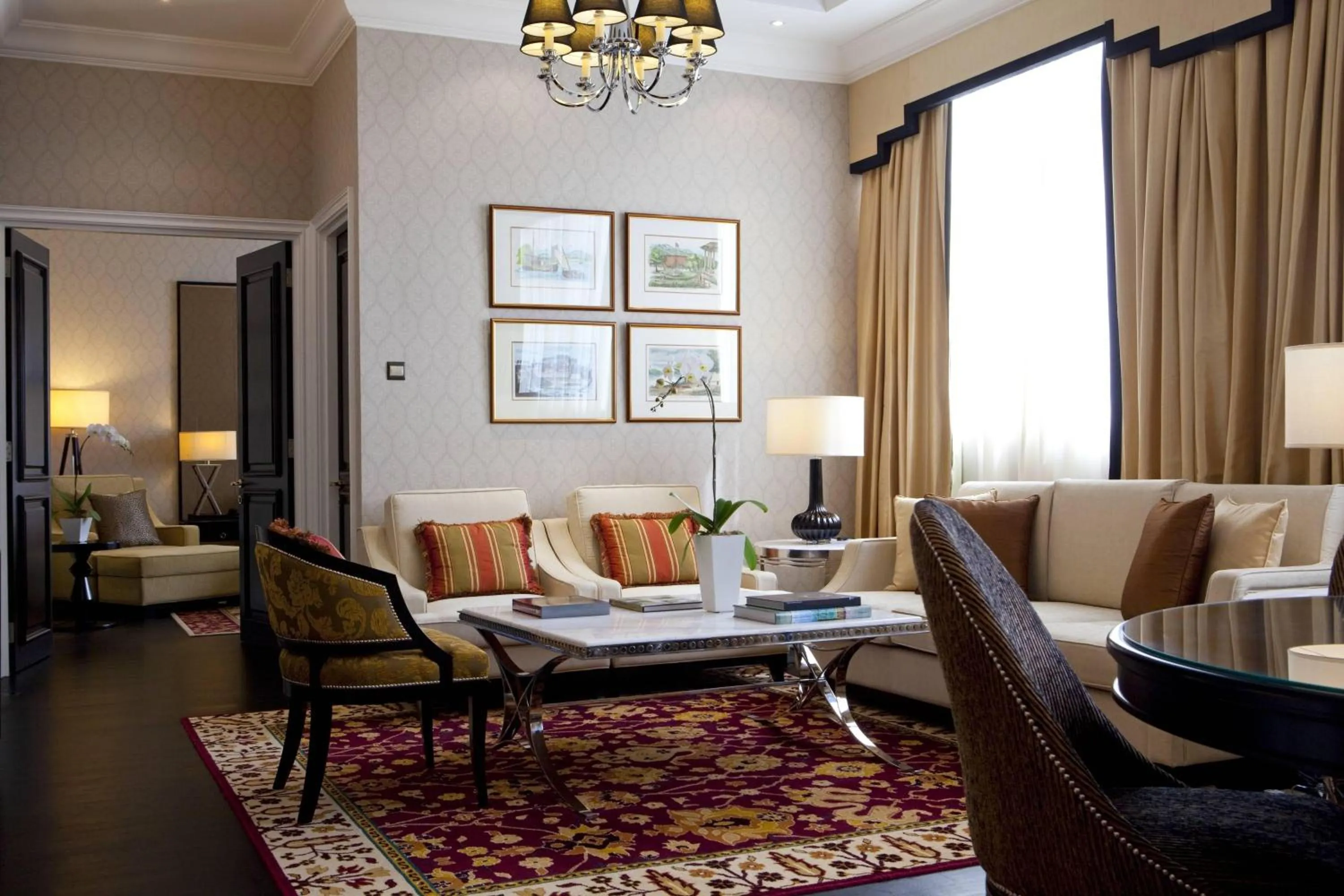 Living room in The Majestic Hotel Kuala Lumpur, Autograph Collection