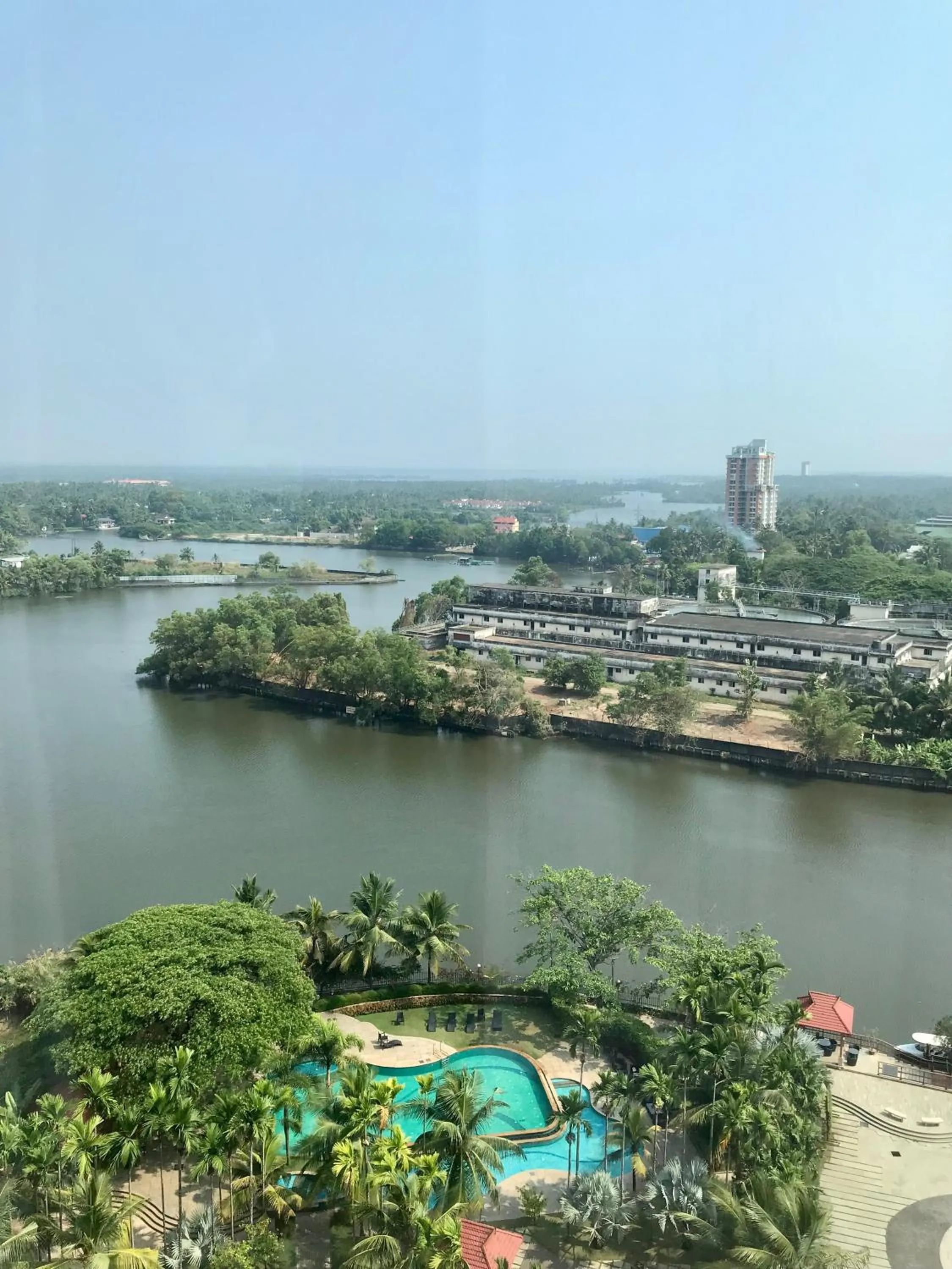 Lake view in Crowne Plaza Kochi by IHG