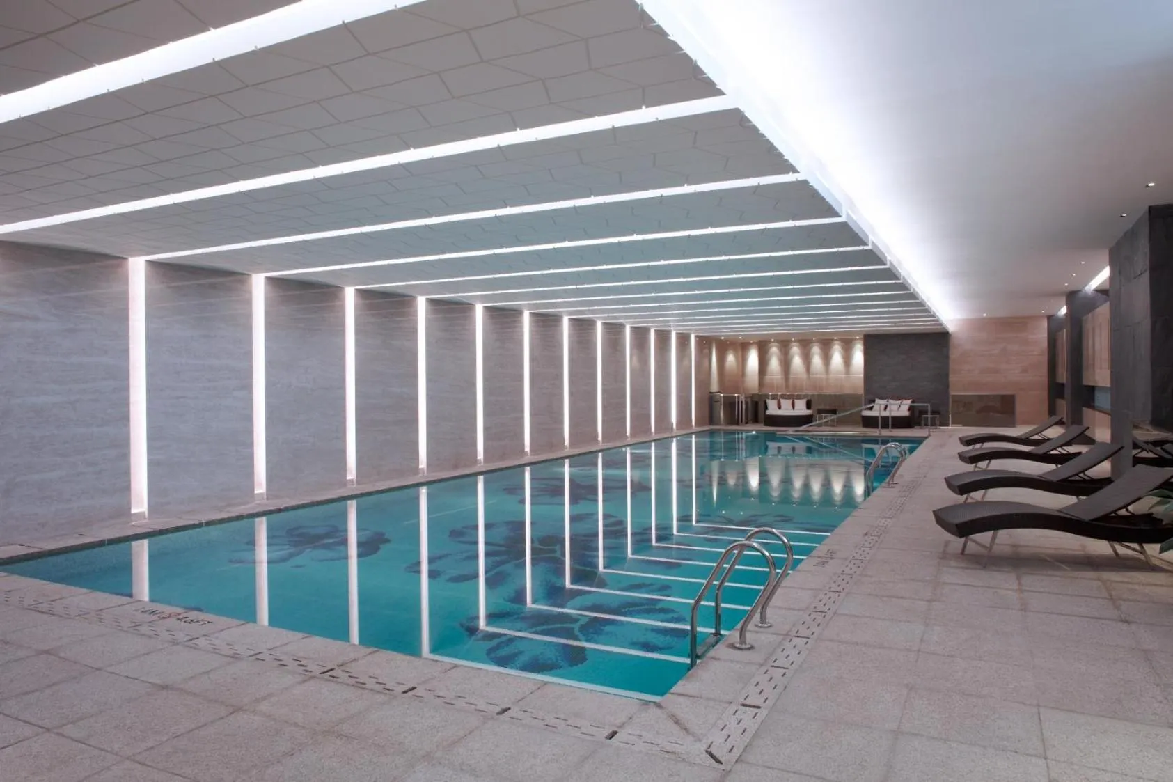 Swimming pool in Shanghai Marriott Hotel Pudong East - Only a 20 minute drive from Disney