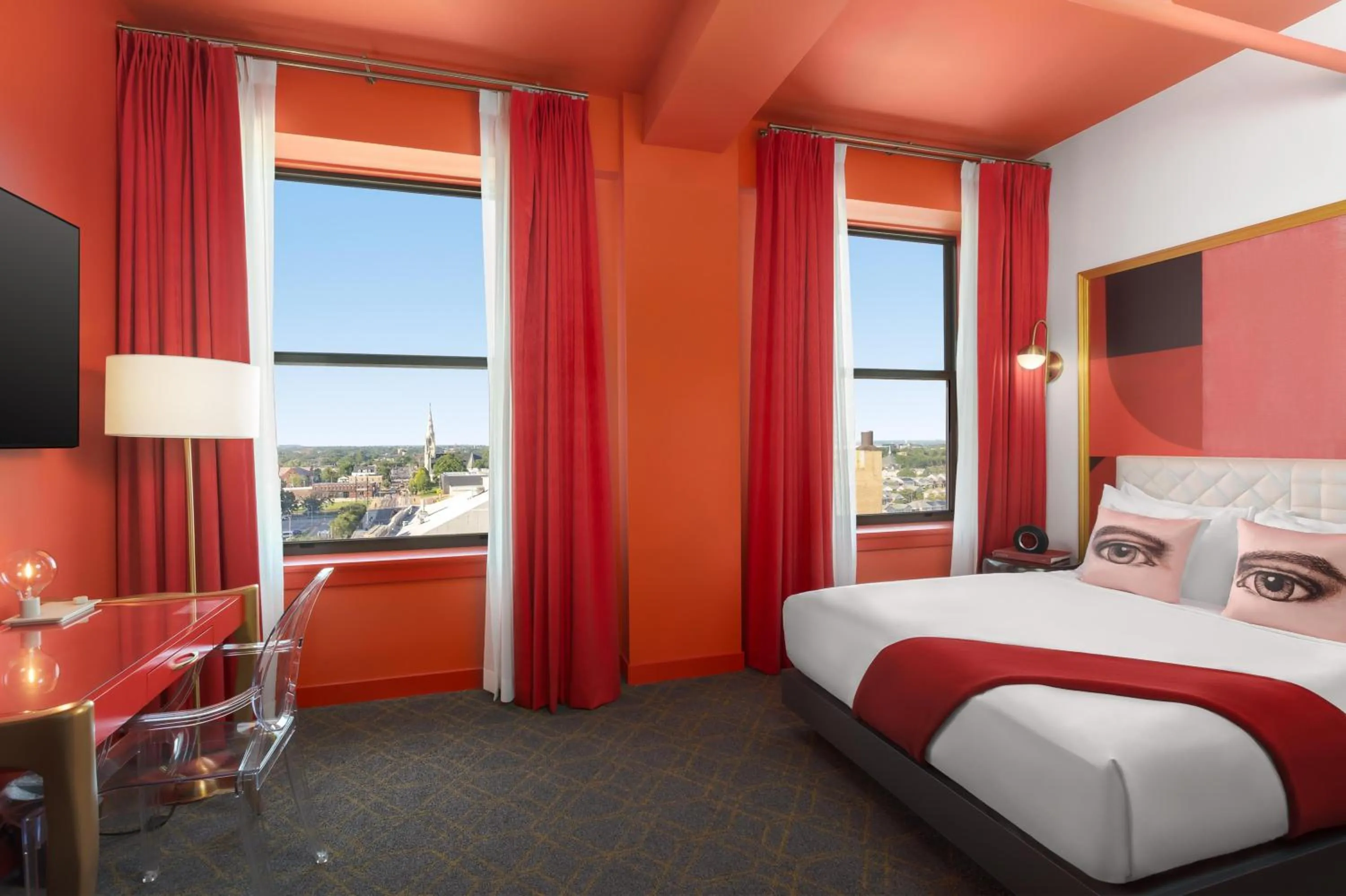 Bed in Angad Arts Hotel St Louis, Tapestry Collection by Hilton