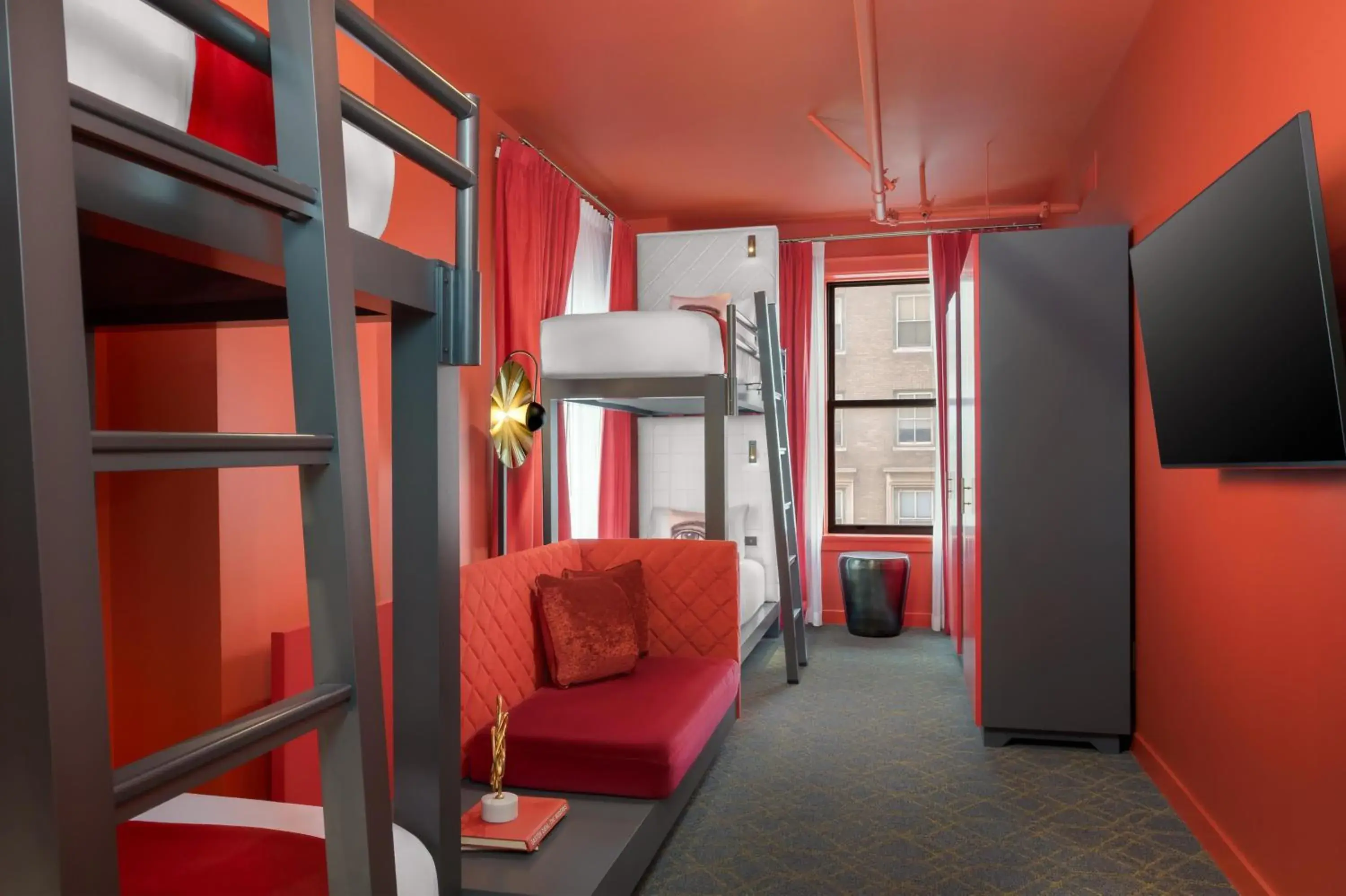 Twin Bunk Room in Angad Arts Hotel St Louis, Tapestry Collection by Hilton Twin Bunk Room in Angad Arts Hotel St Louis, Tapestry Collection by Hilton