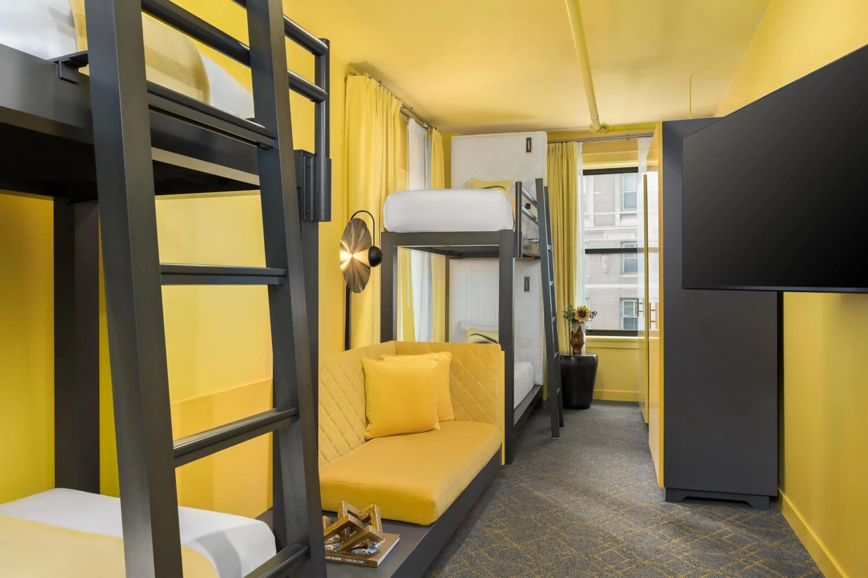 Bed in Angad Arts Hotel St Louis, Tapestry Collection by Hilton