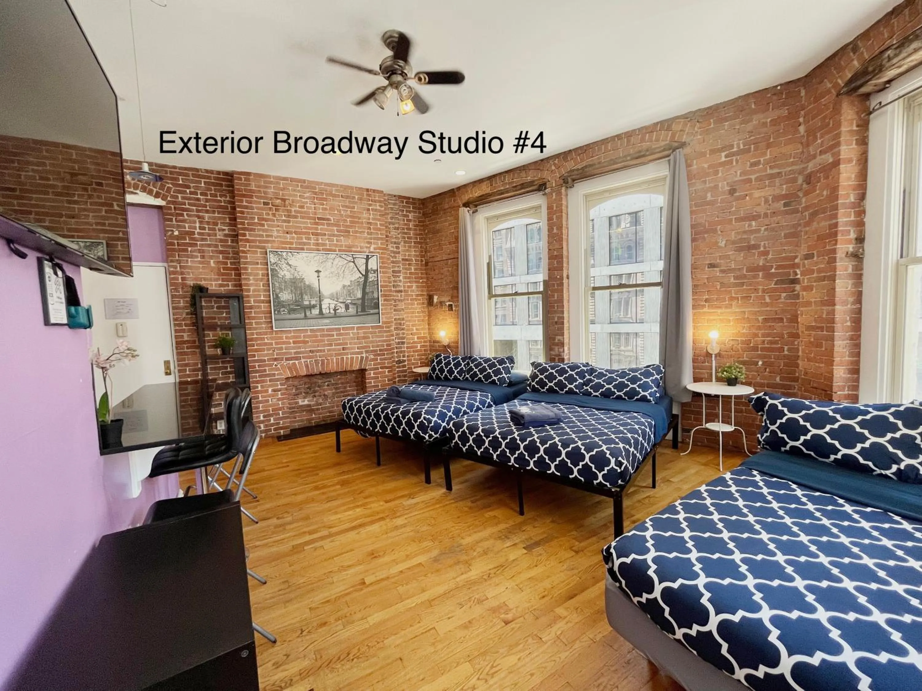 Bed in NYC Empire Apartments