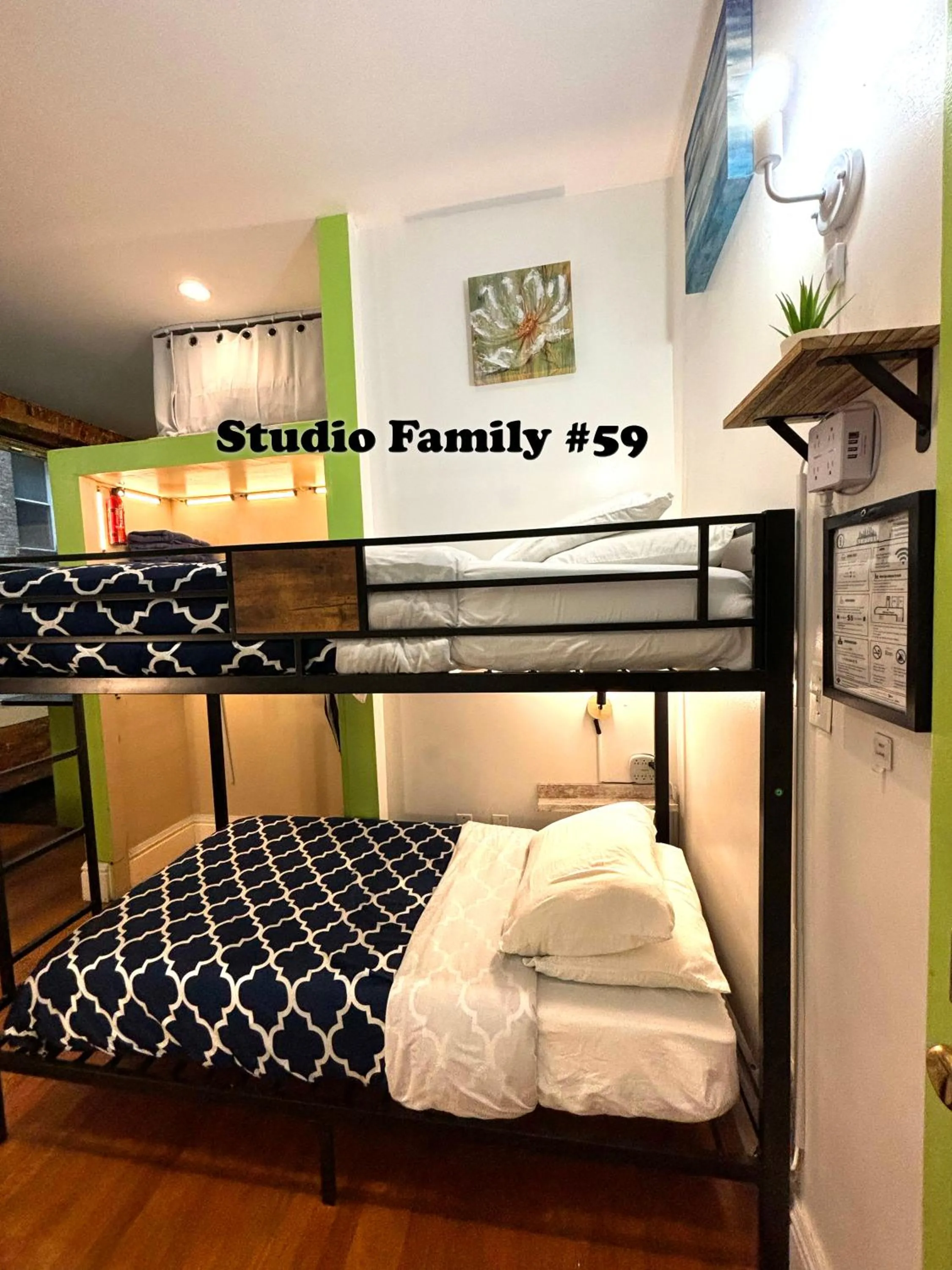 Bed in NYC Empire Apartments