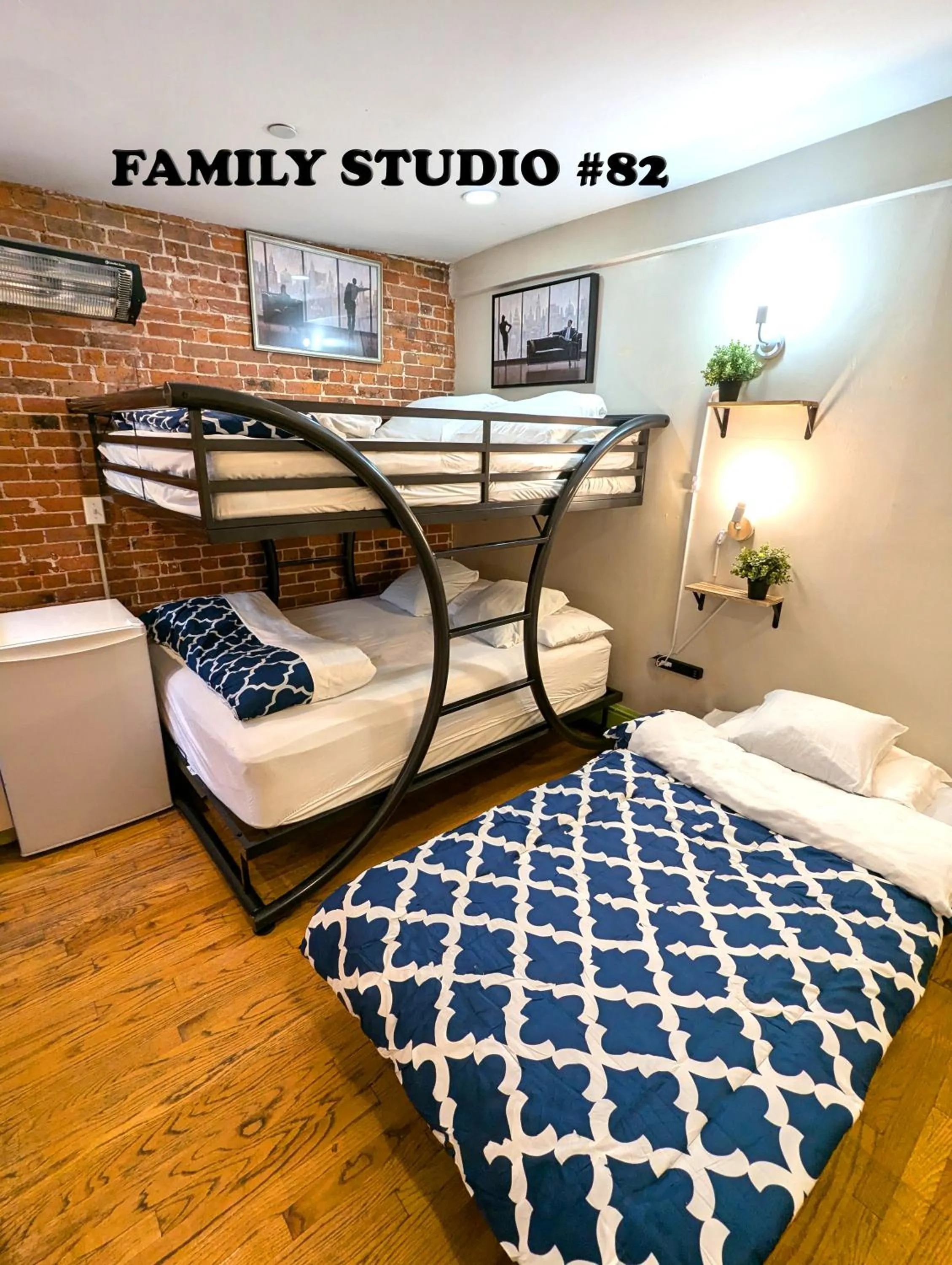 Bed in NYC Empire Apartments