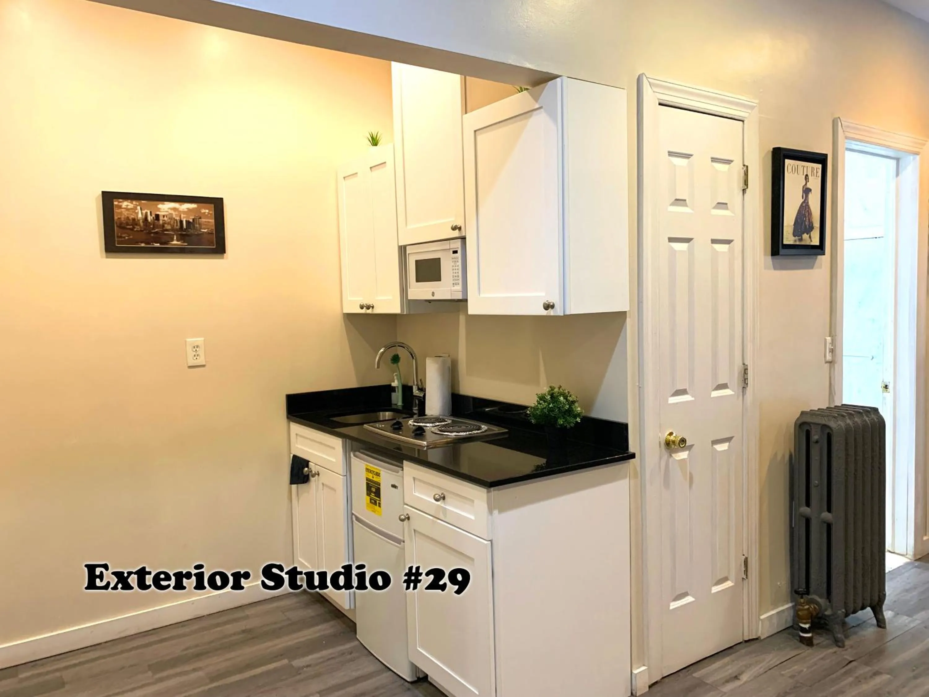 Kitchen or kitchenette in NYC Empire Apartments