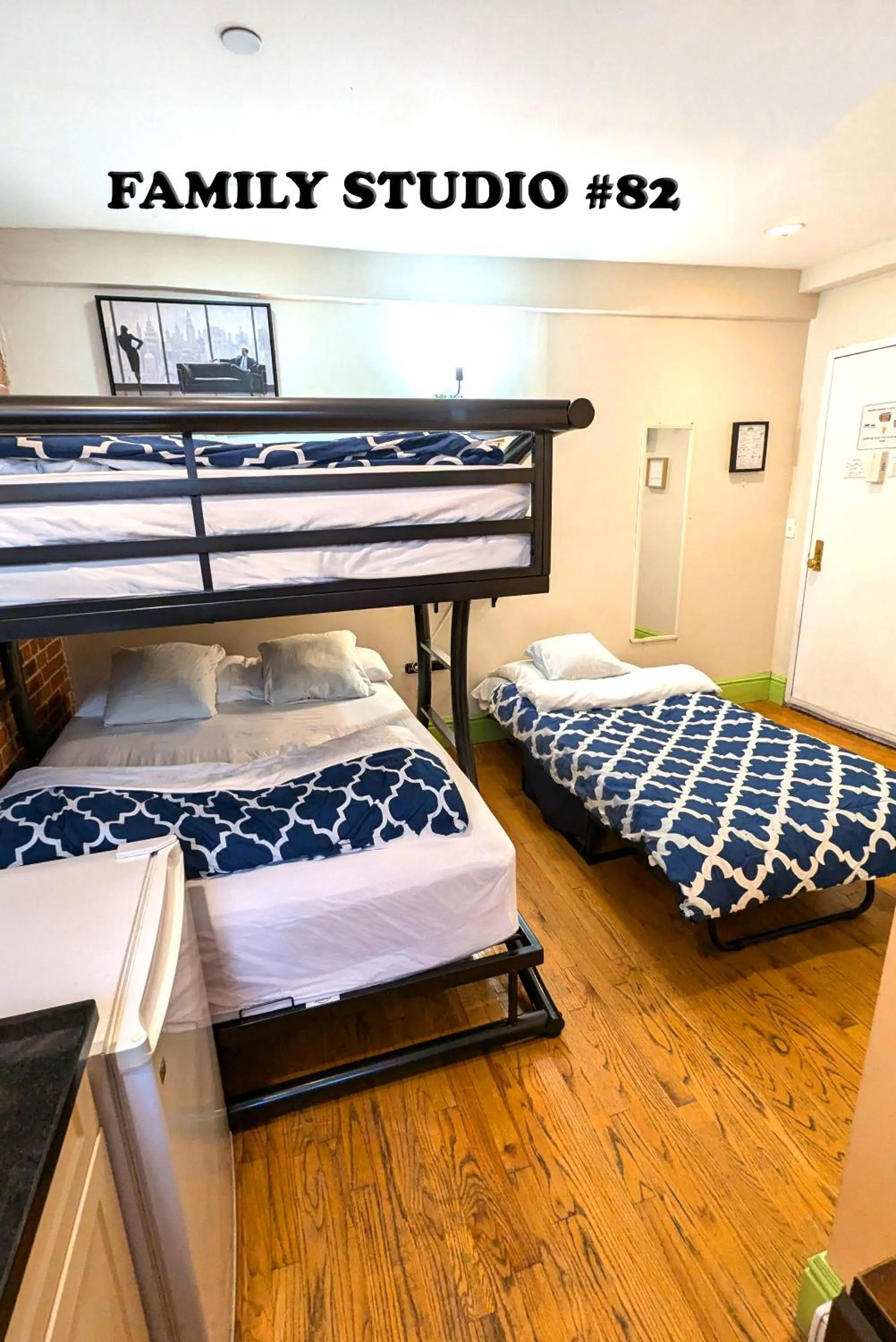 Bed in NYC Empire Apartments