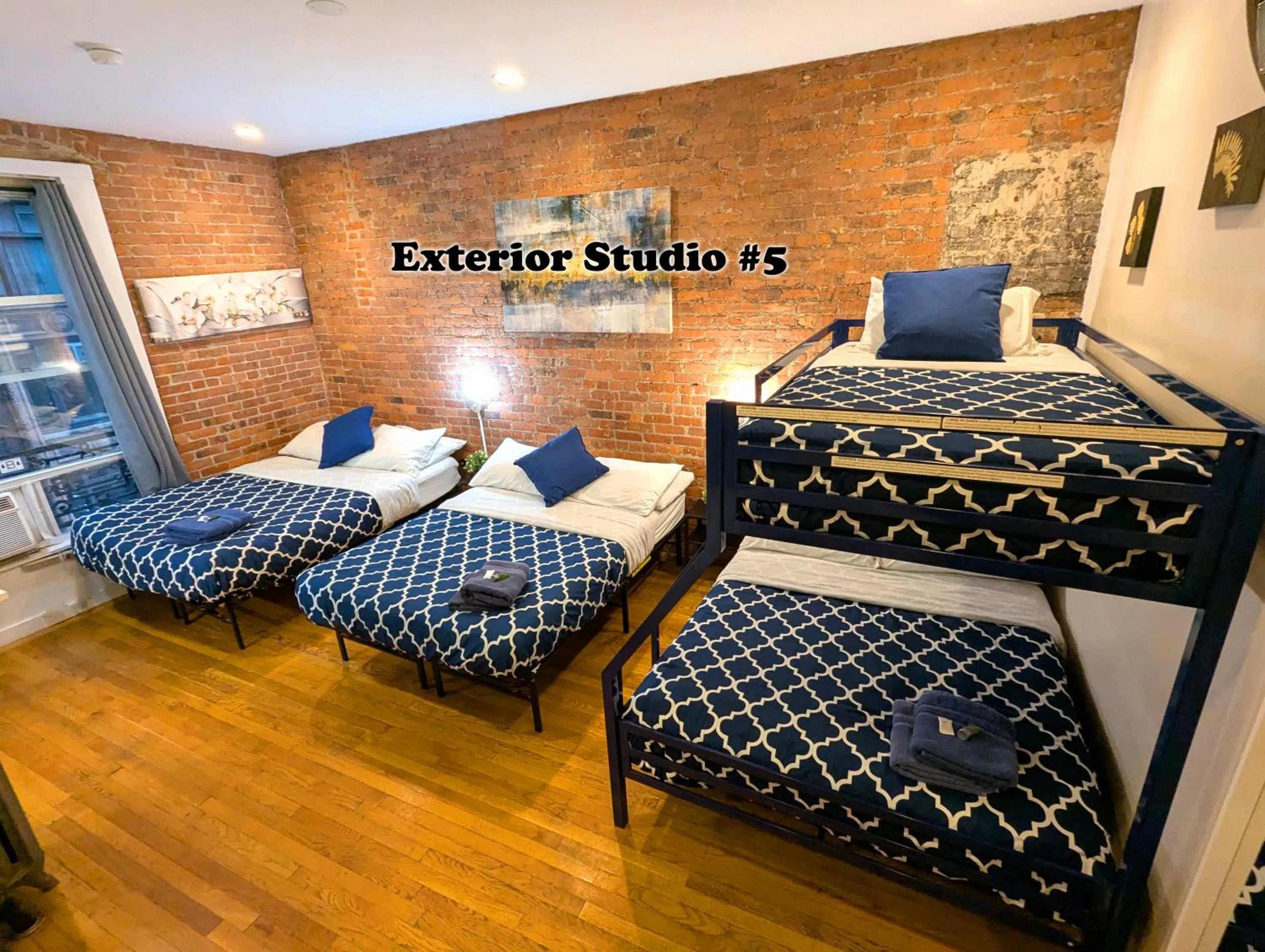 Bed in NYC Empire Apartments