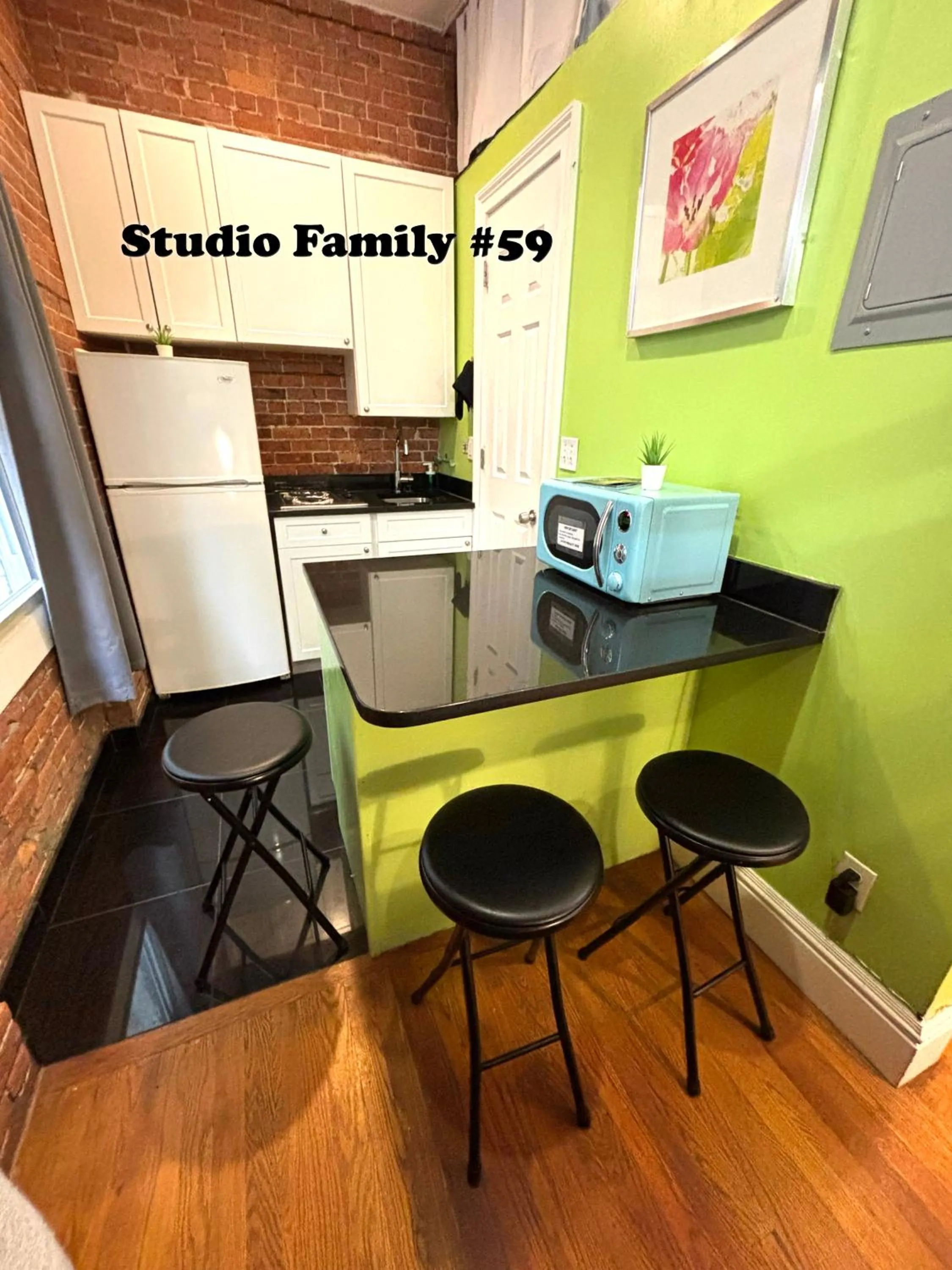 Dining area in NYC Empire Apartments