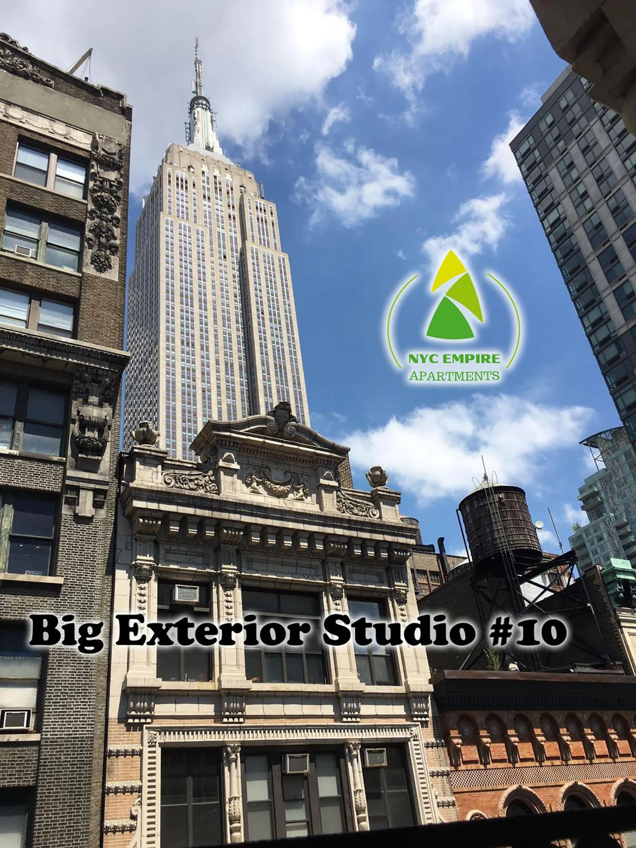 Landmark view in NYC Empire Apartments