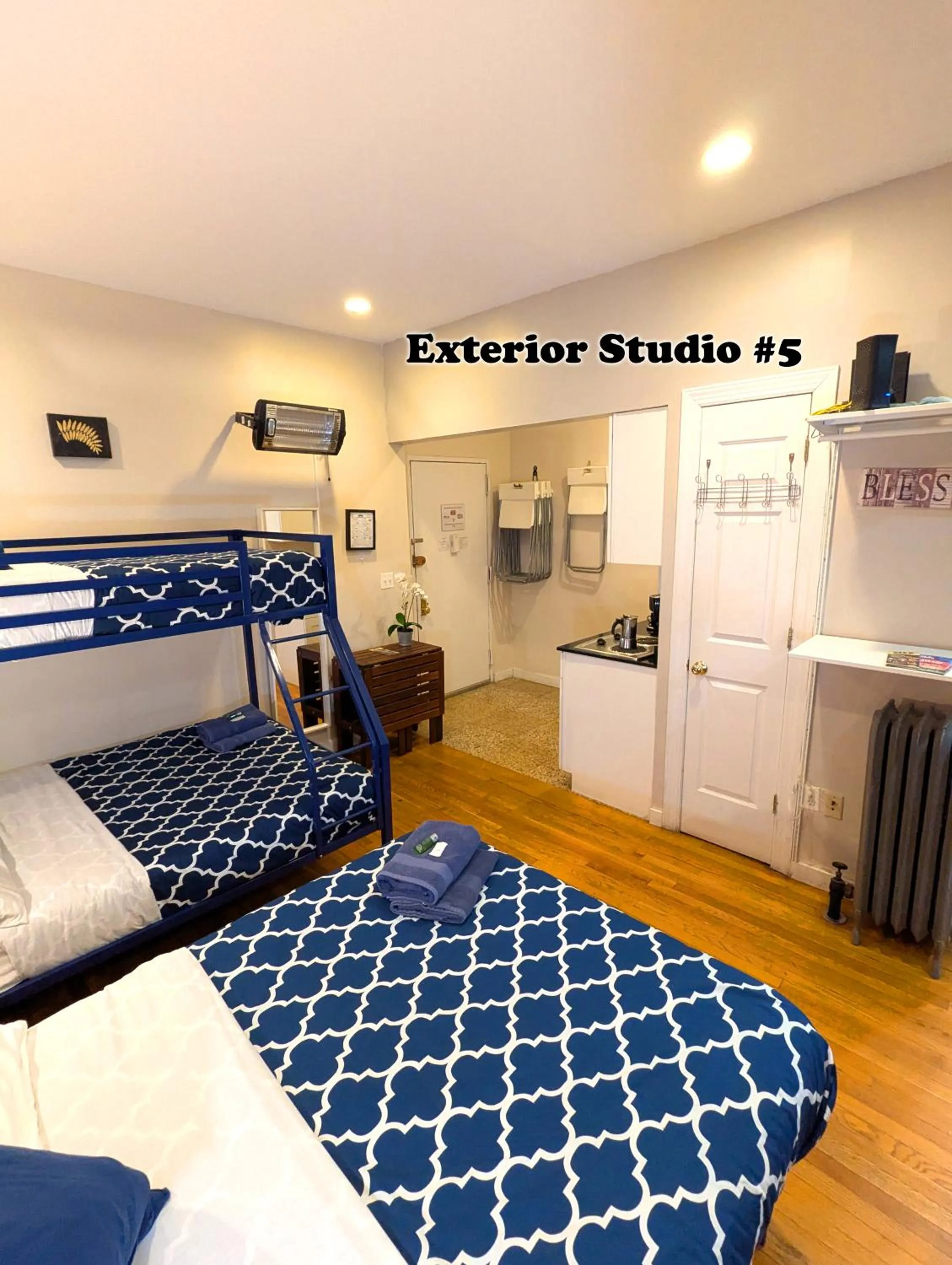 Bed in NYC Empire Apartments