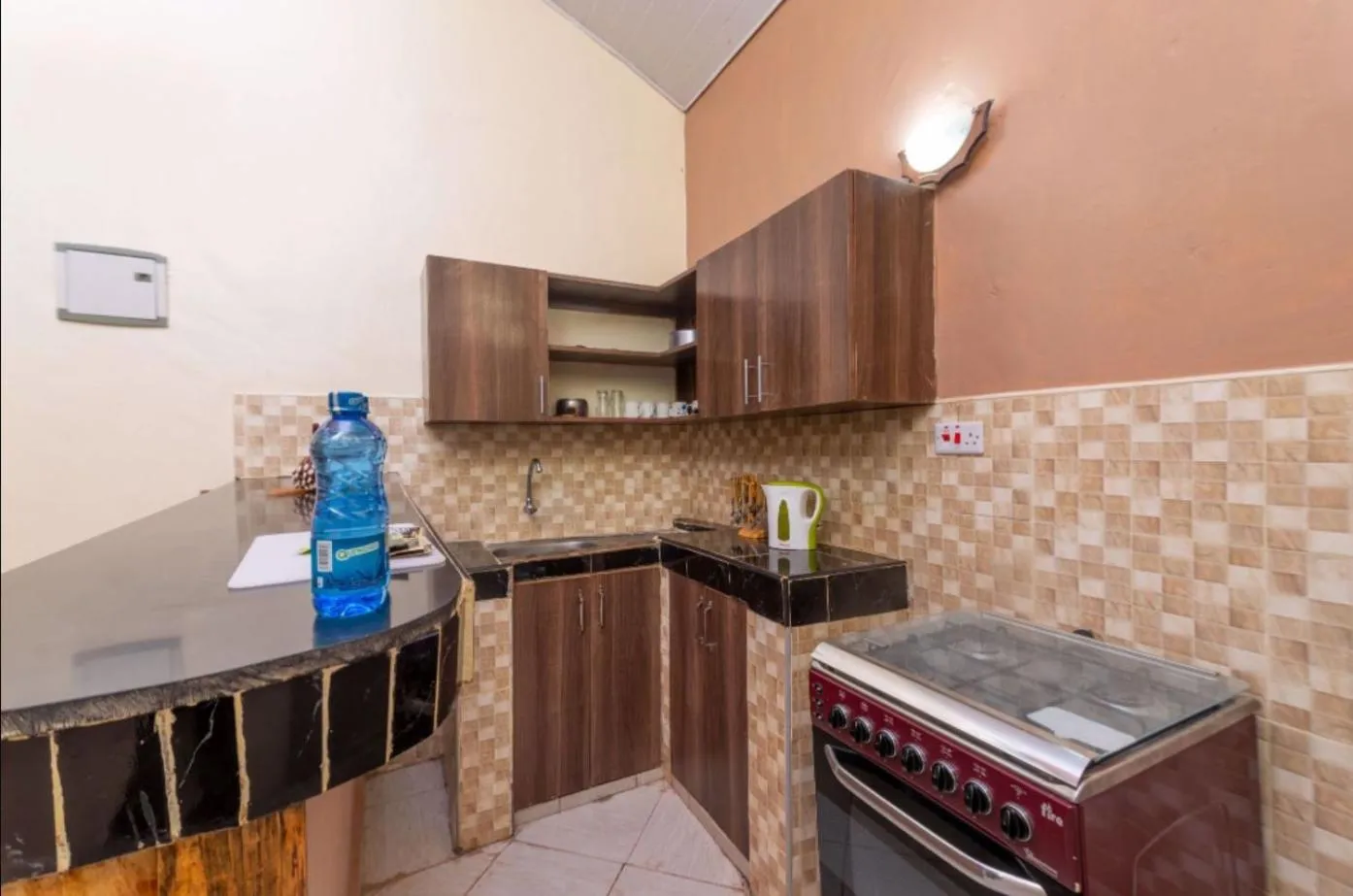 Kitchen or kitchenette in Hotel Troy
