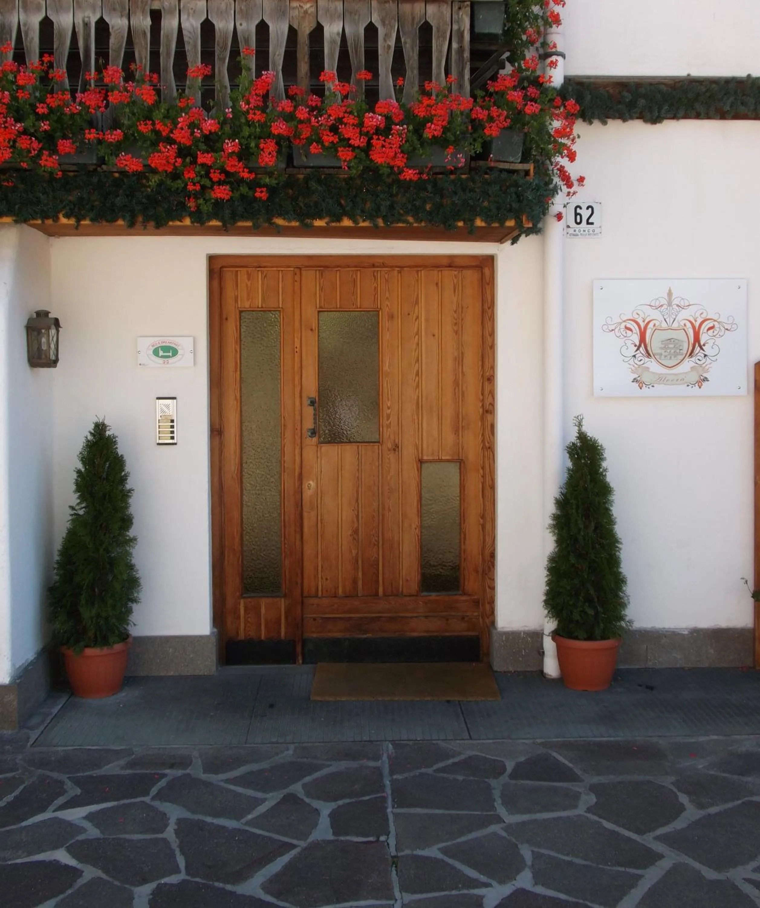 Facade/entrance in B&B Alverà