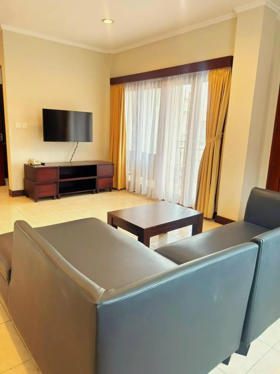 Living room in Kuta Town House Apartments