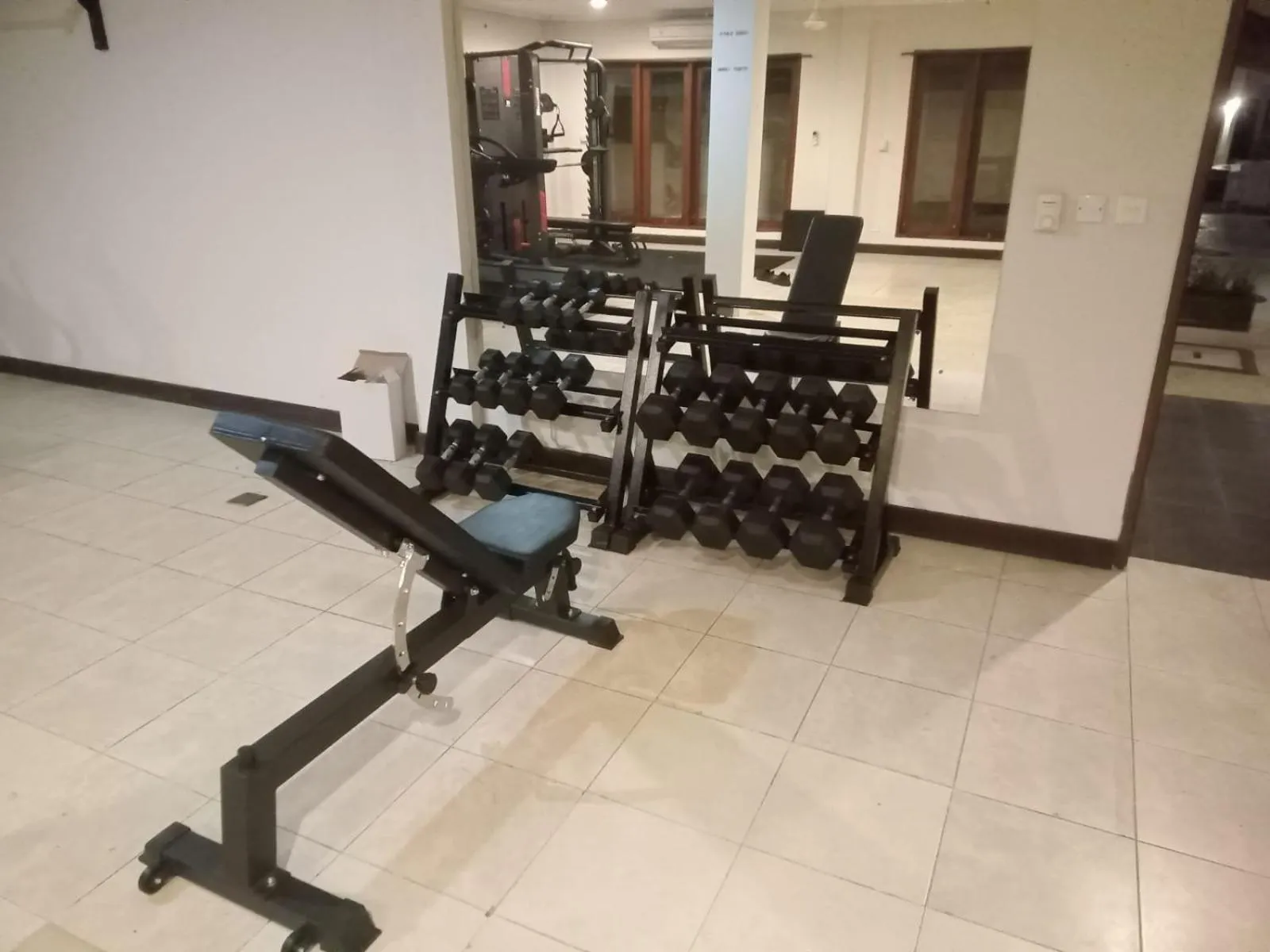 Fitness centre/facilities in Kuta Town House Apartments