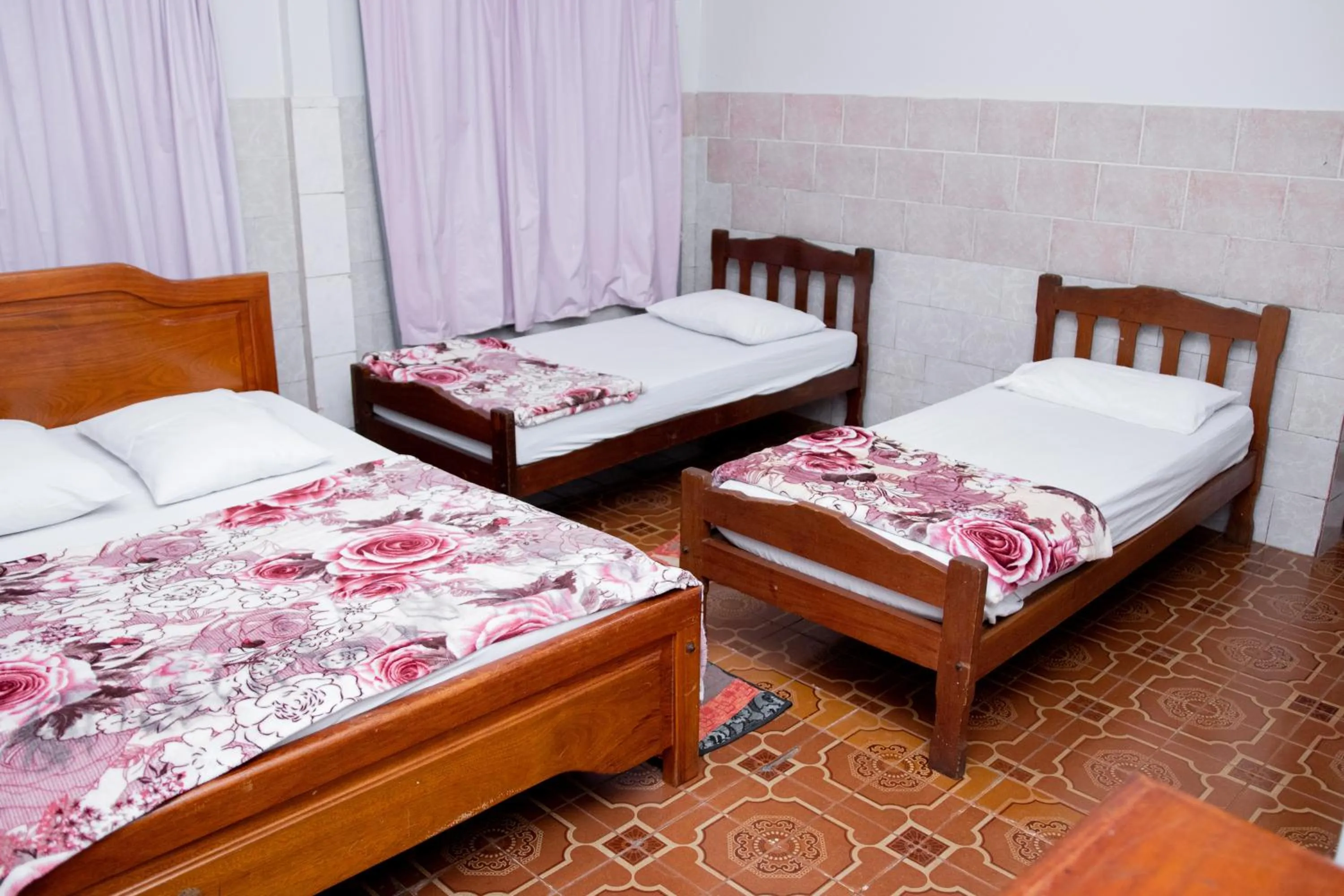 Bed in Guajará Palace Hotel