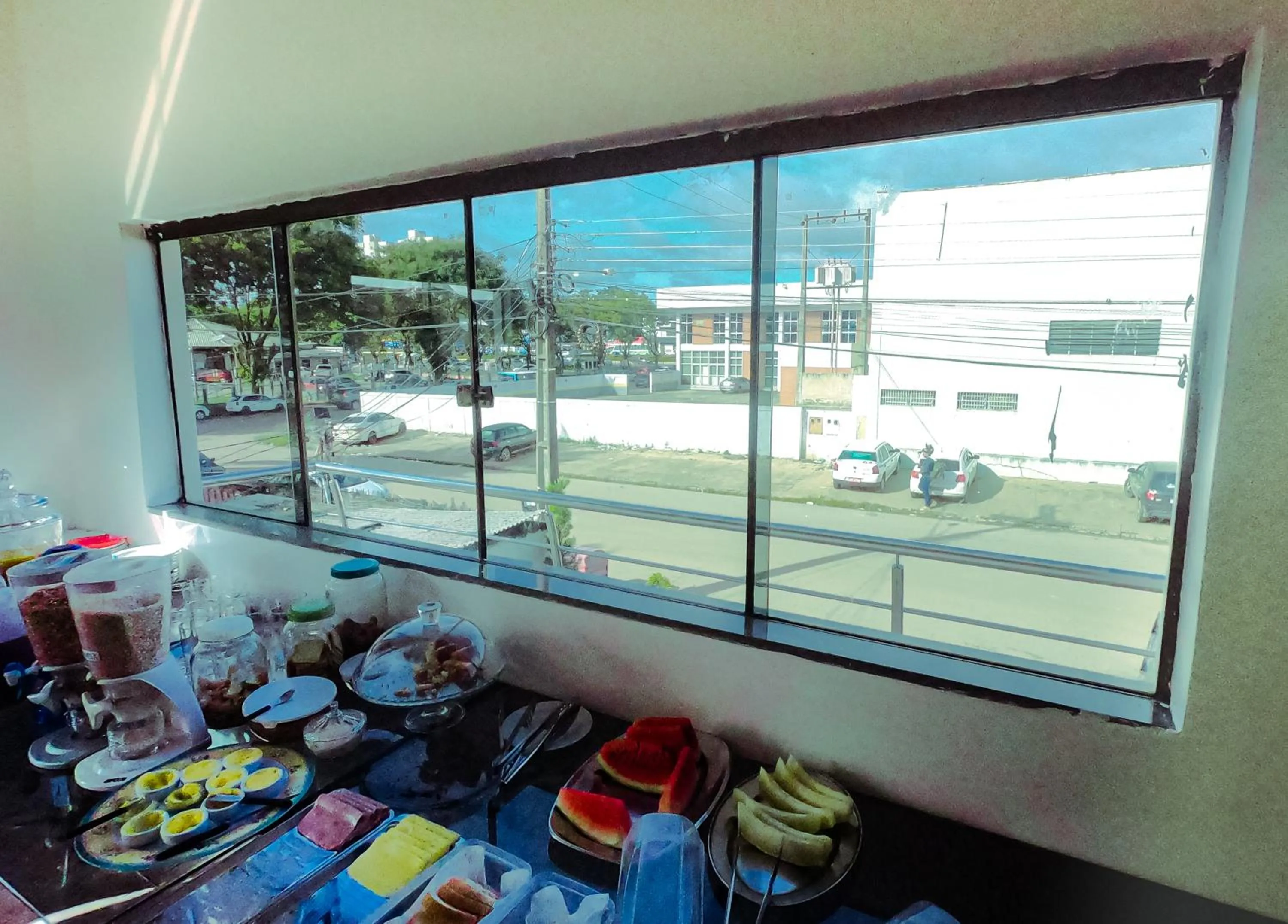 Street view in Guajará Palace Hotel