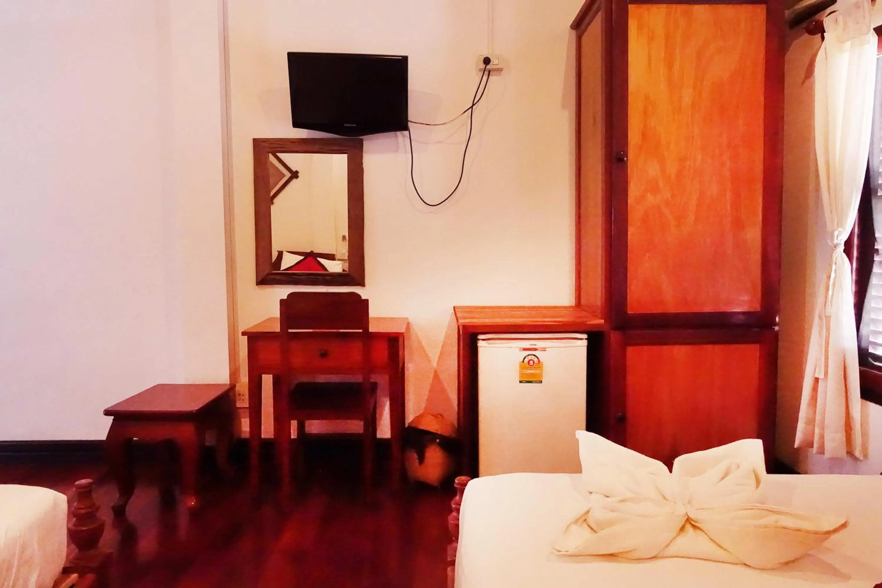 Bed in Villa Rattanakon