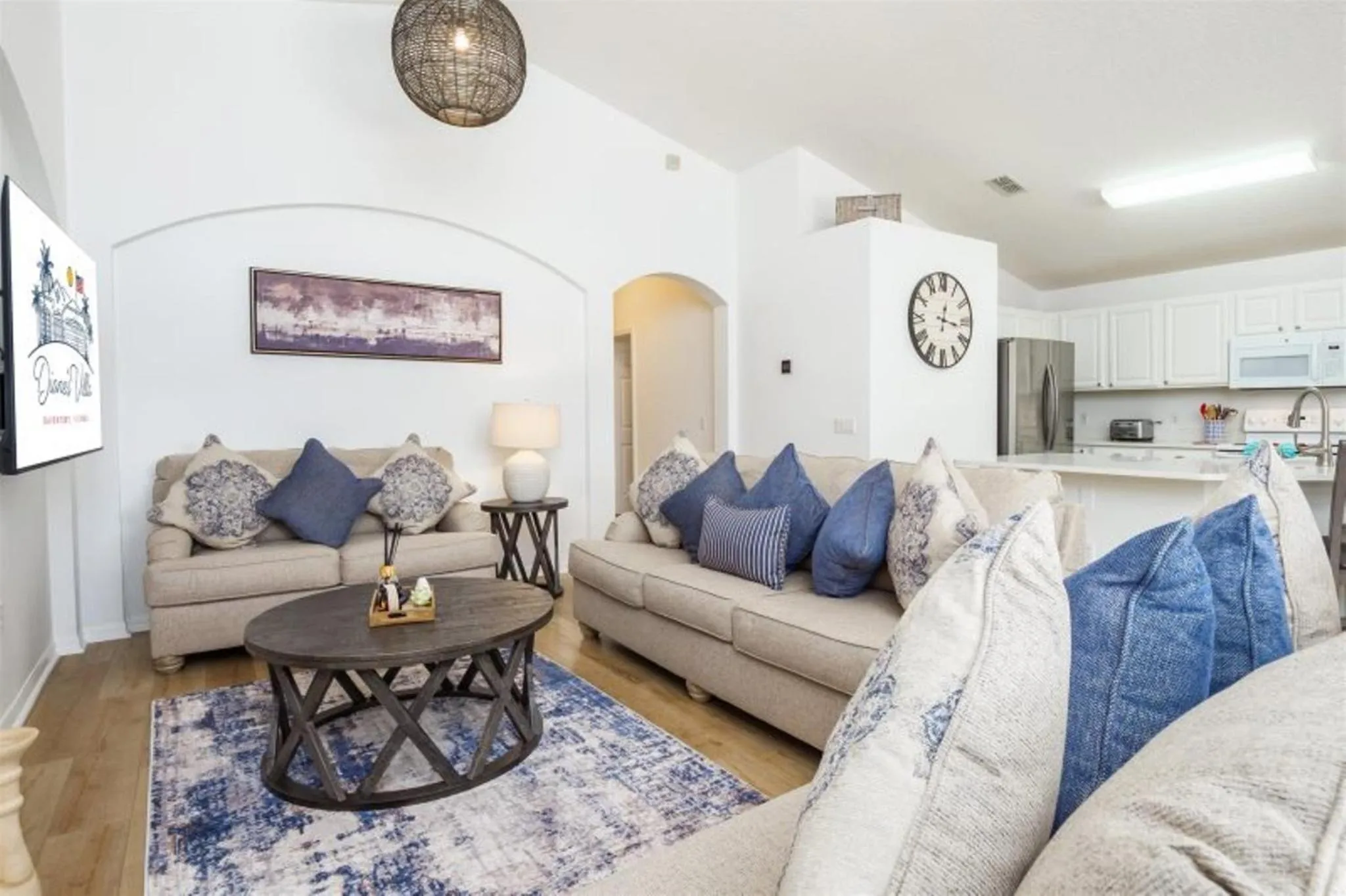 Living room in Private Pool Homes