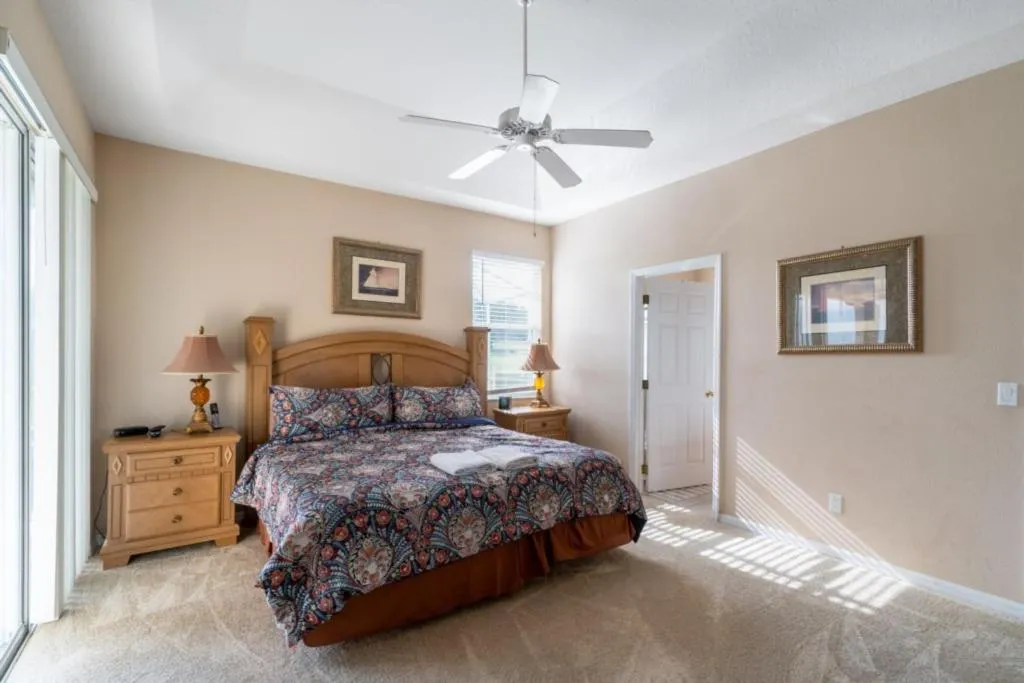 Bedroom, Bed in Private Pool Homes
