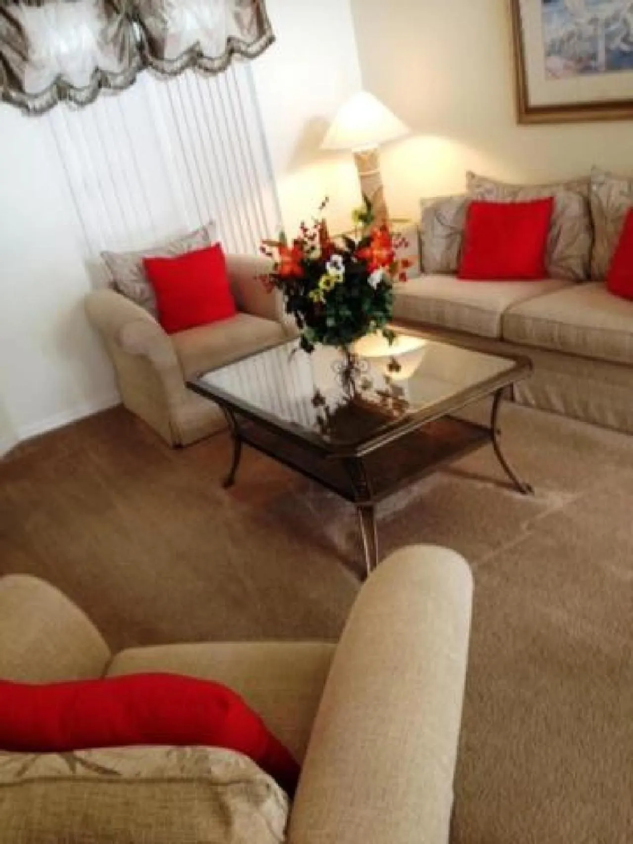 Living room in Private Pool Homes