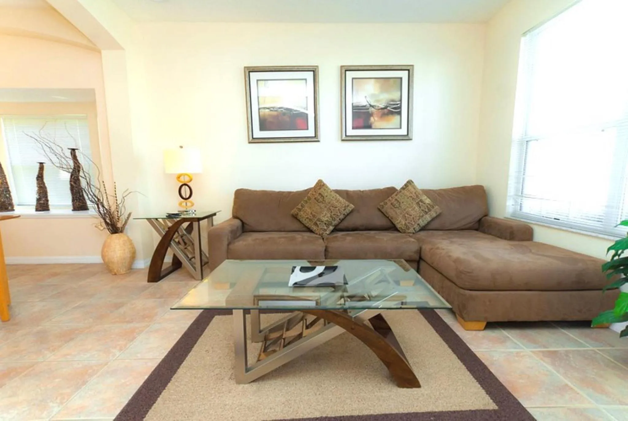 Living room in Private Pool Homes