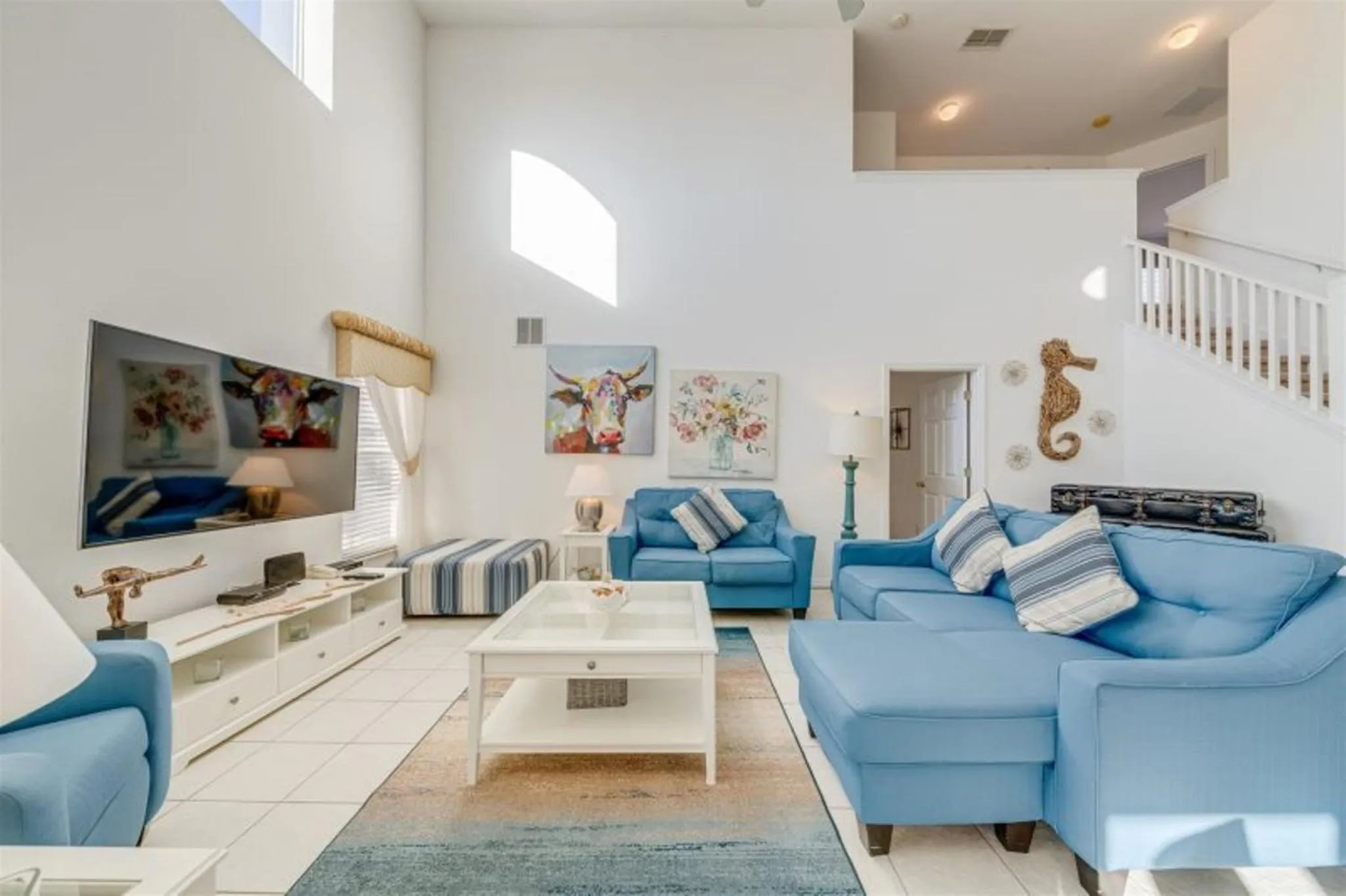Living room in Private Pool Homes